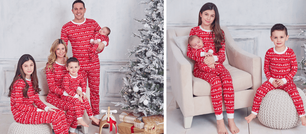 Family Matching Holiday Pajamas