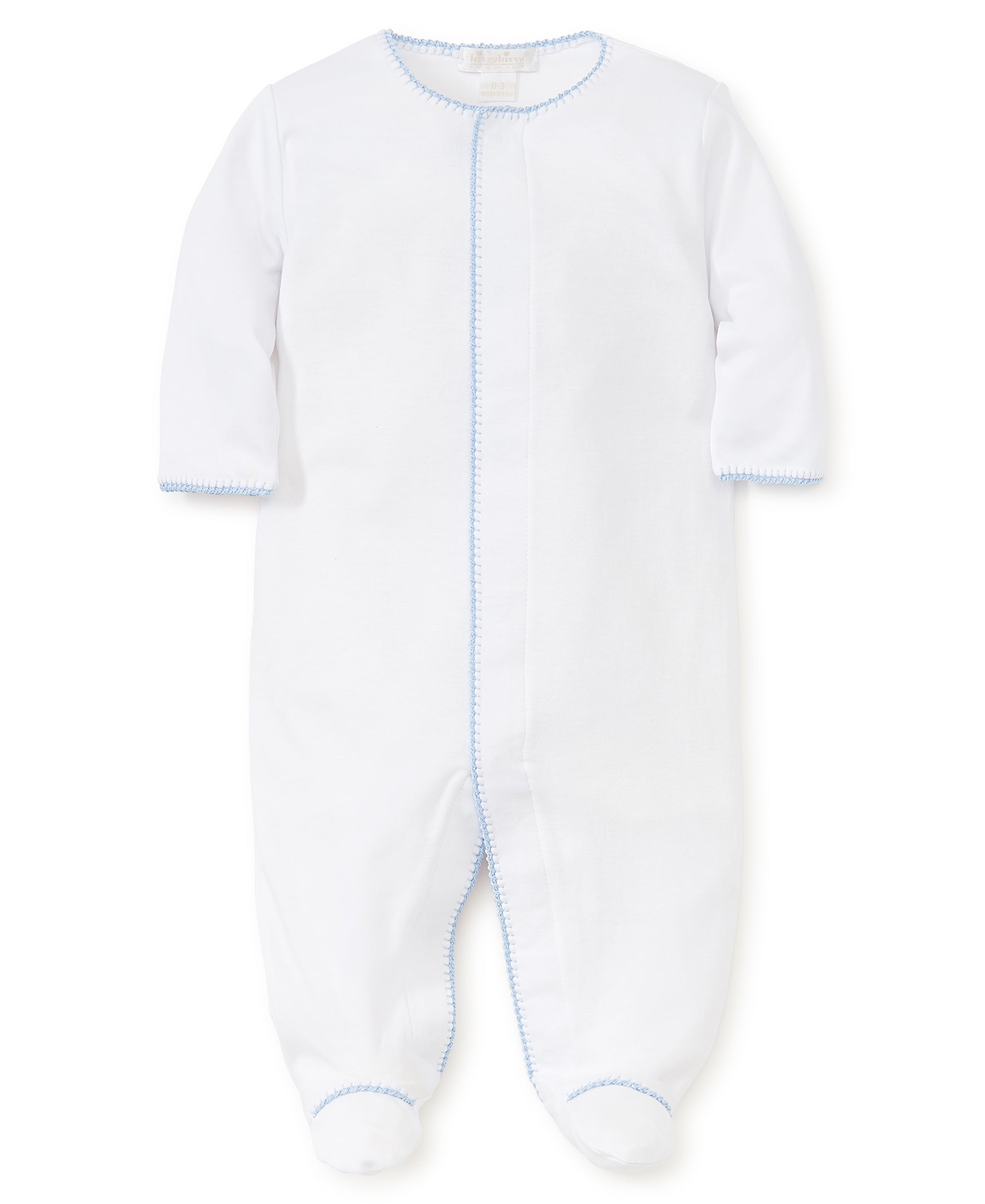 Solid Essentials White Blue Footie main image 0