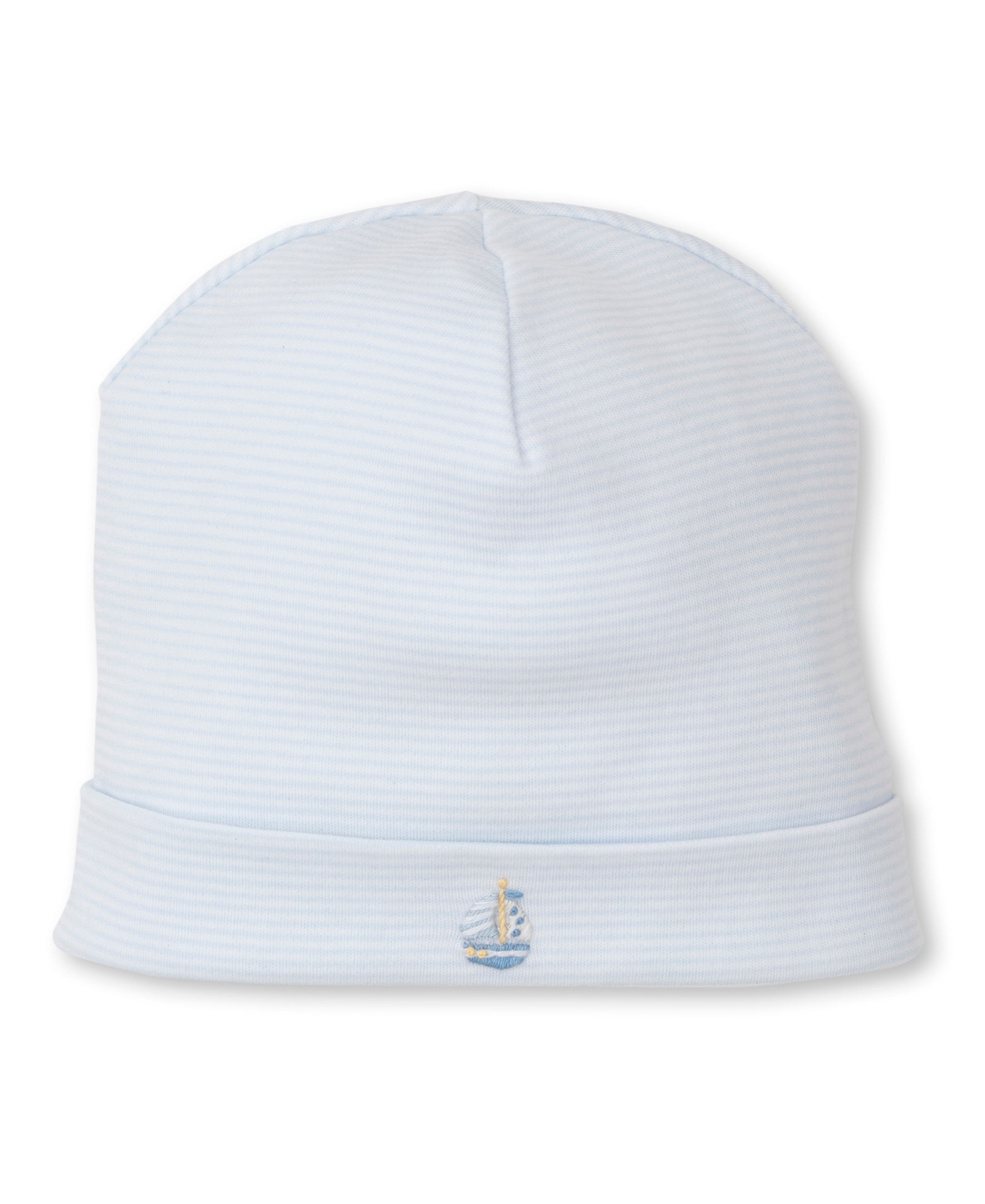 CLB Summer Medley 24 Blue Hand Emb. Striped Hat