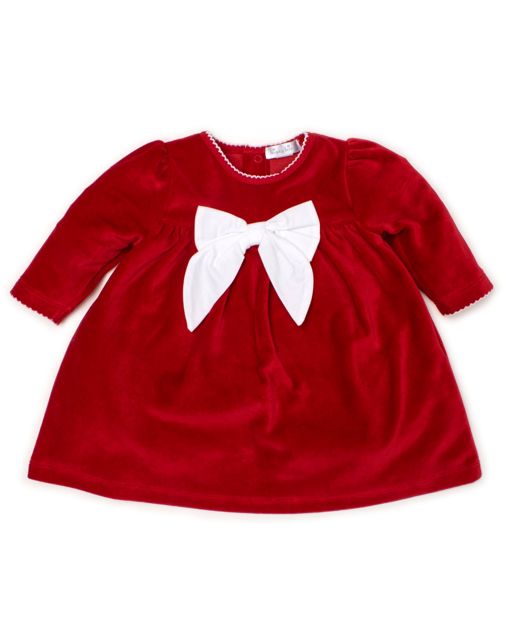 Kissy Kissy high quality baby girl smocked red christmas dress