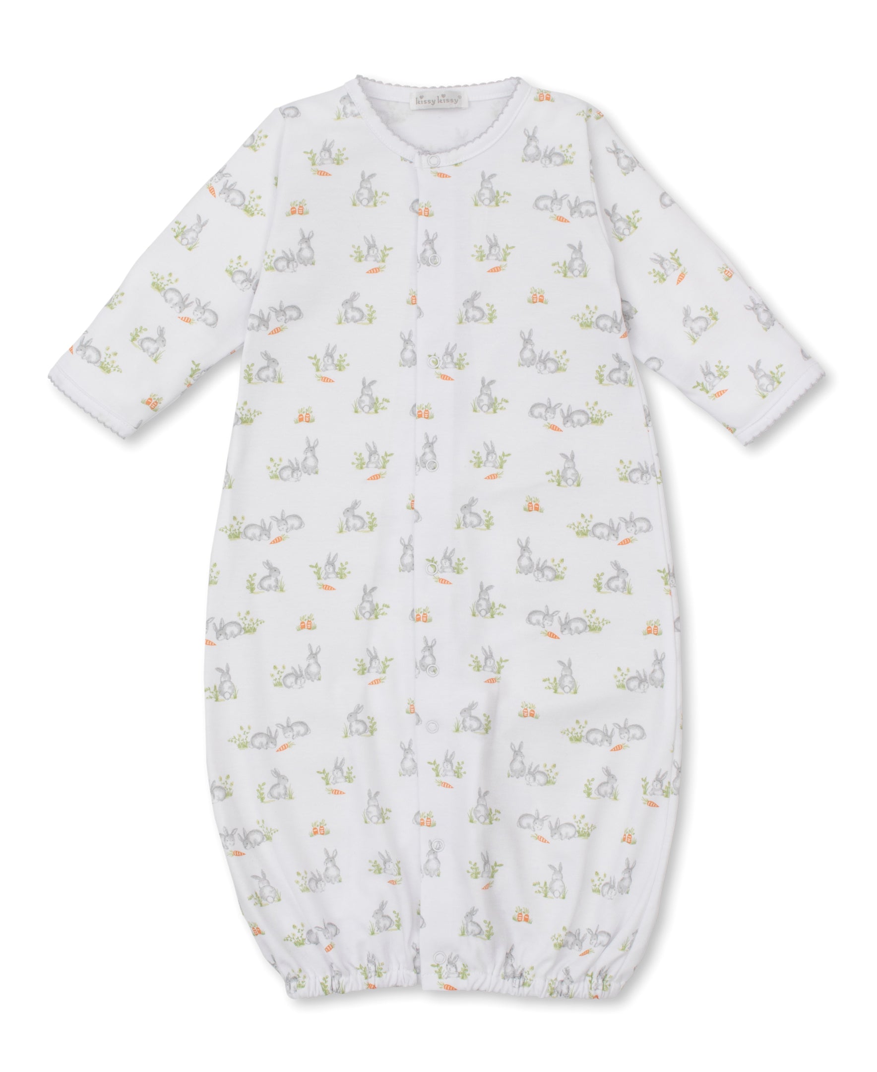 Pique Twin Bunny Converter Gown - Blue main image 1