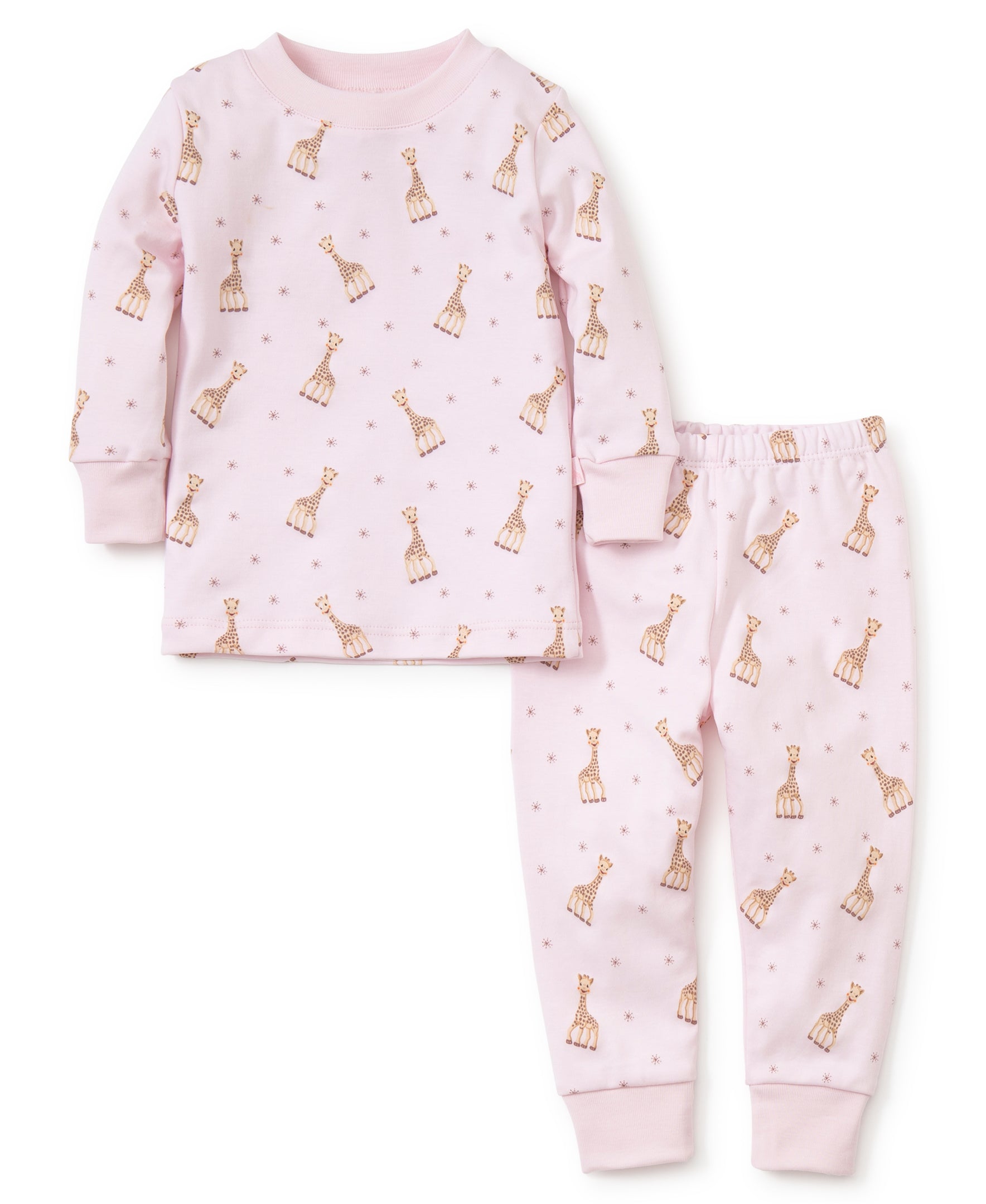 Sophie la girafe Pink Print Toddler Pajamas - Kissy Kissy