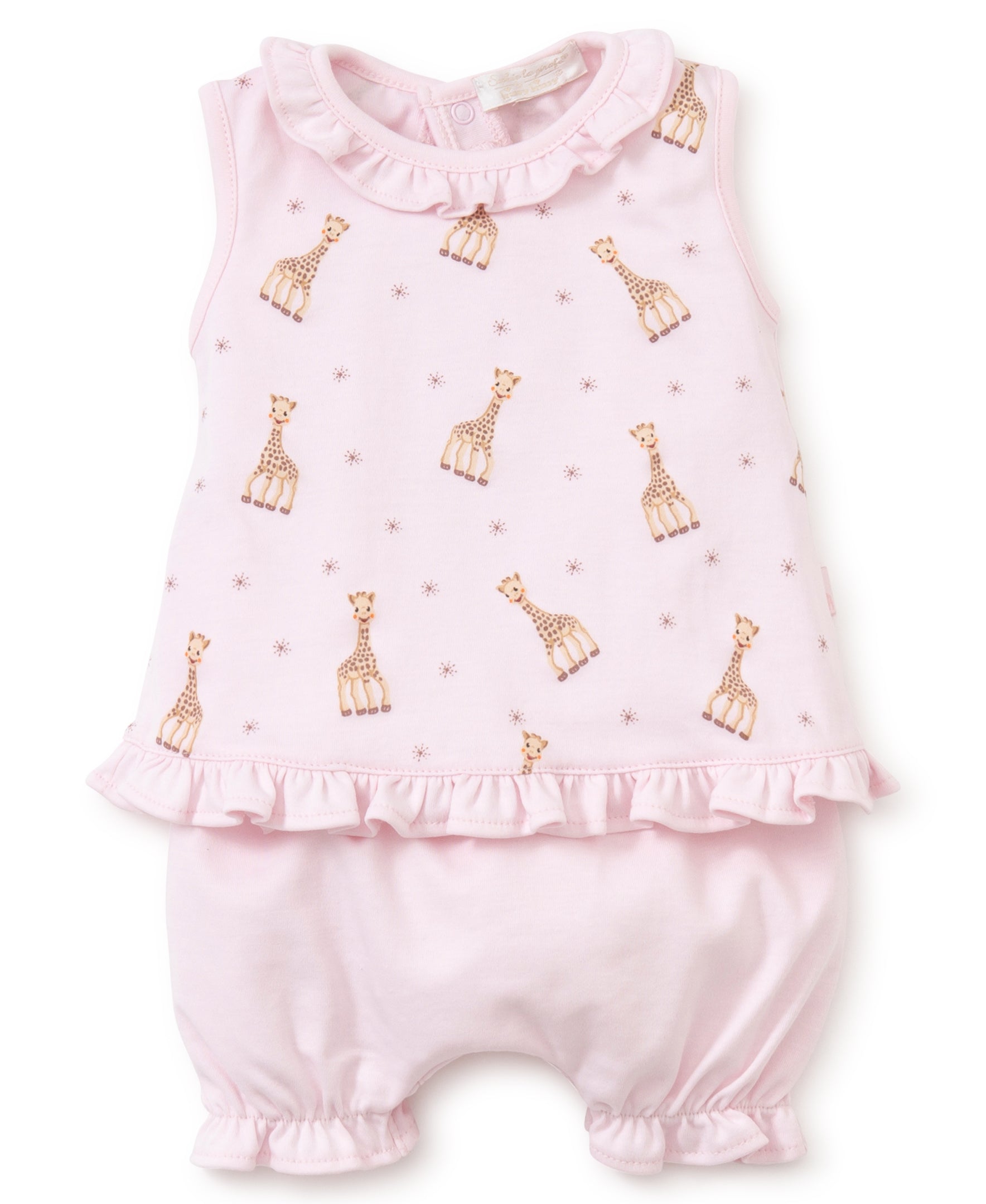 Sophie la girafe Pink Print Sunsuit - Kissy Kissy