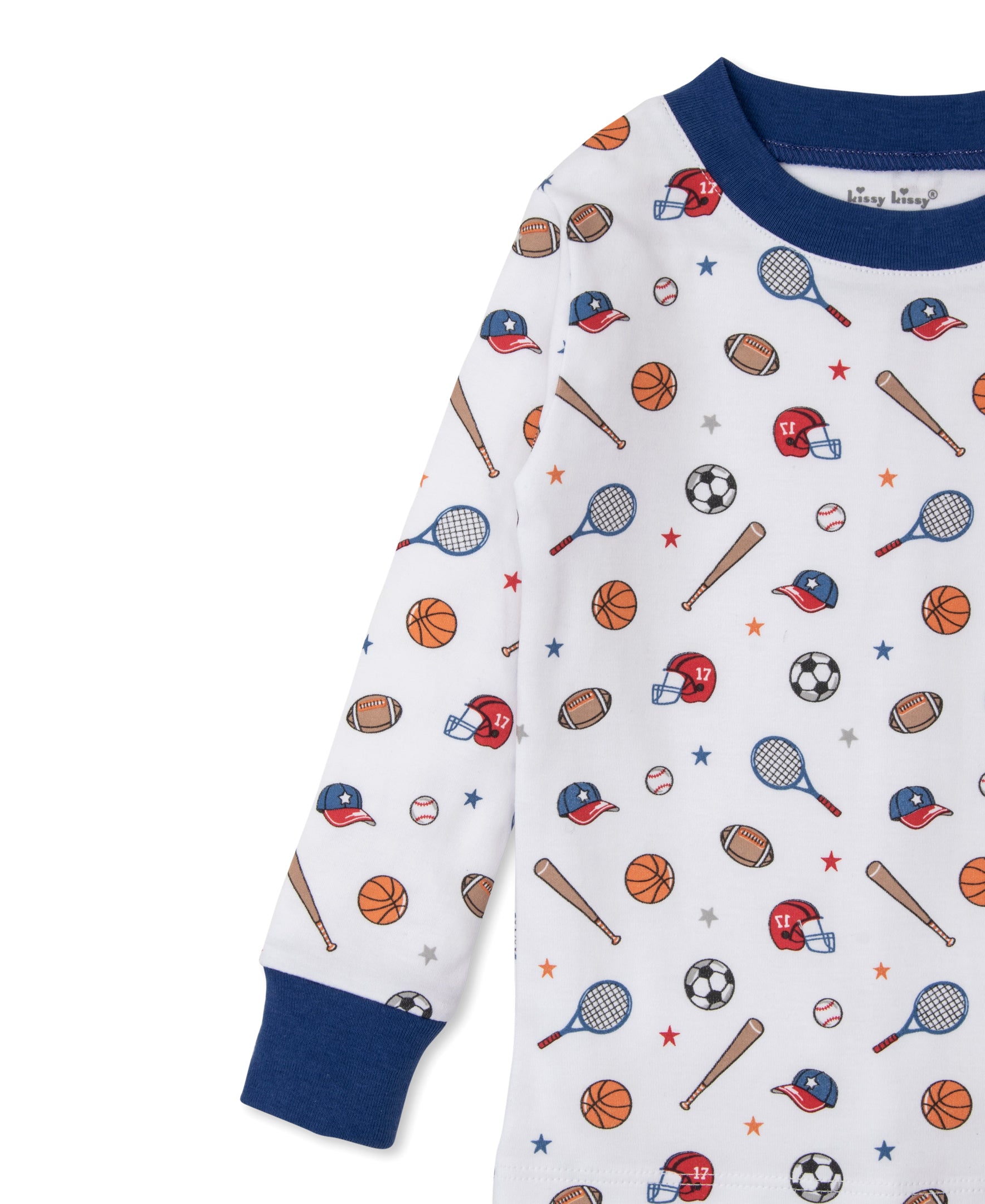 Sports Lineup Toddler Pajama Set - Kissy Kissy