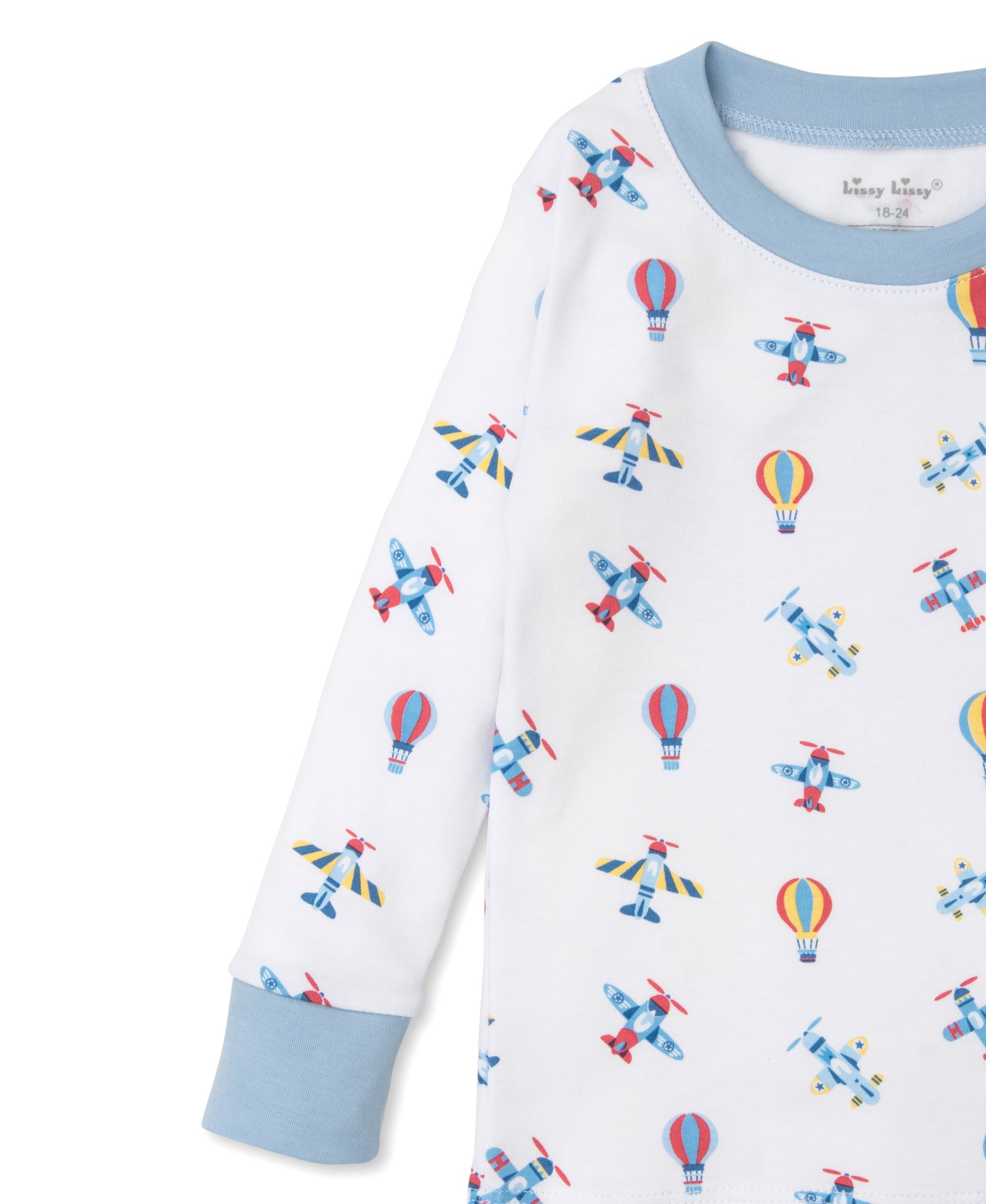 Sky Traffic Toddler Pajama Set - Kissy Kissy