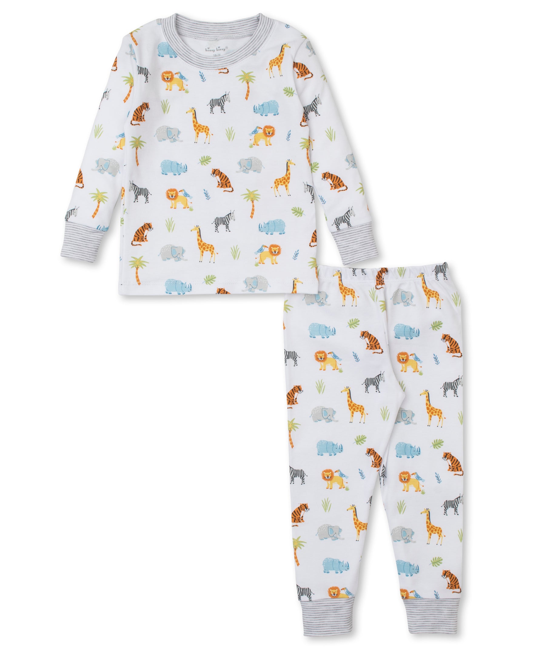 Tropical Jungle Toddler Pajama Set - Kissy Kissy