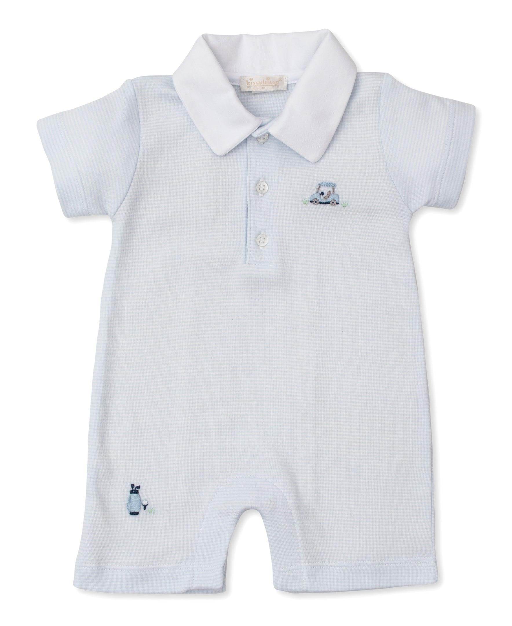 Hand Emb Premier Kissy Golf Club Short Playsuit