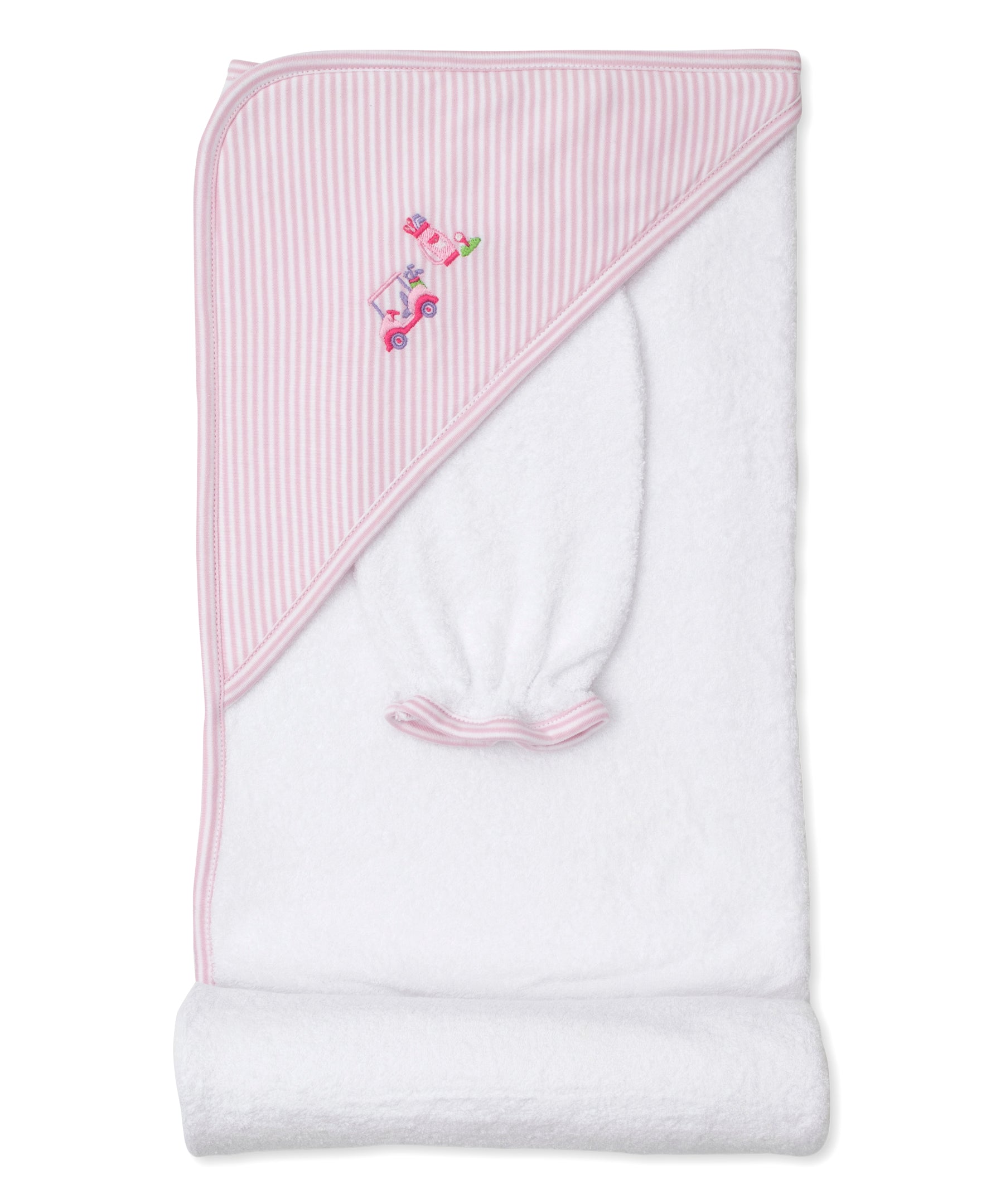 Kissy Golf Club Pink Towel & Mitt Set - Kissy Kissy
