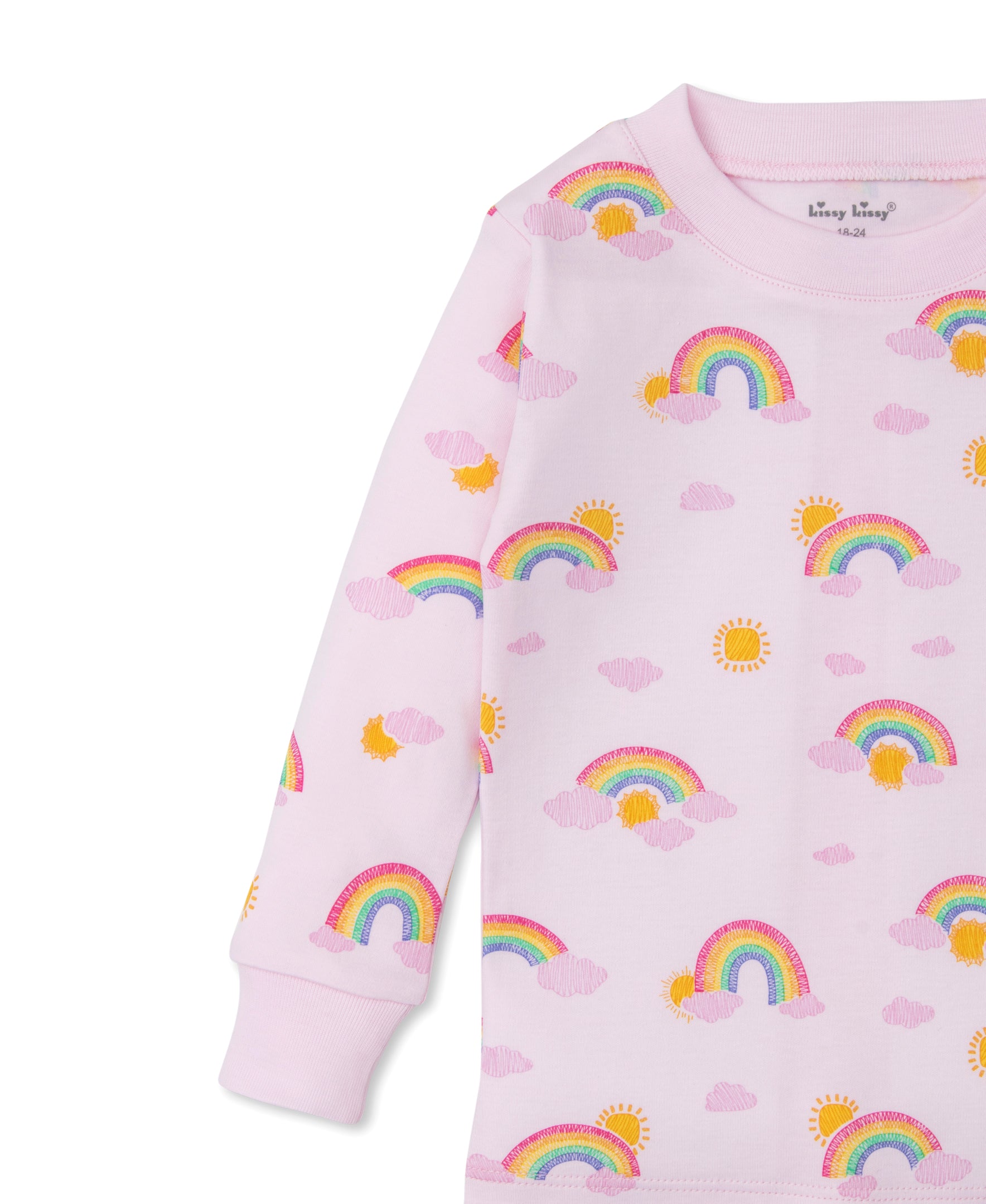 Sunshine Rainbows Toddler Pajama Set - Kissy Kissy