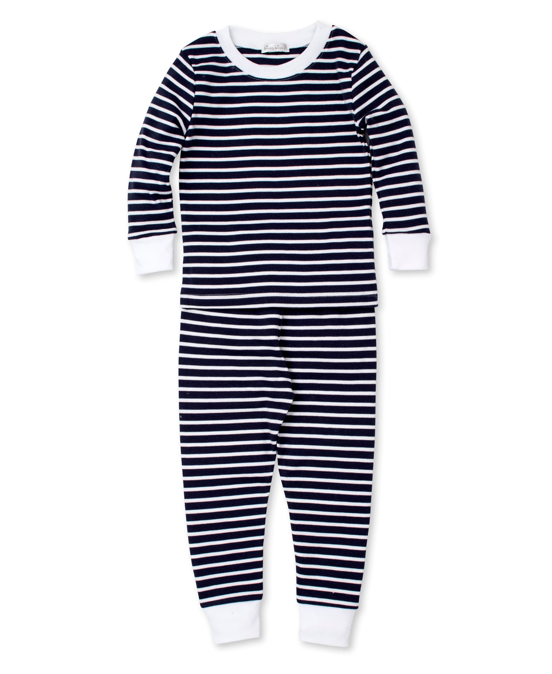 Team Stripes Navy Toddler Pajama Set - Kissy Kissy