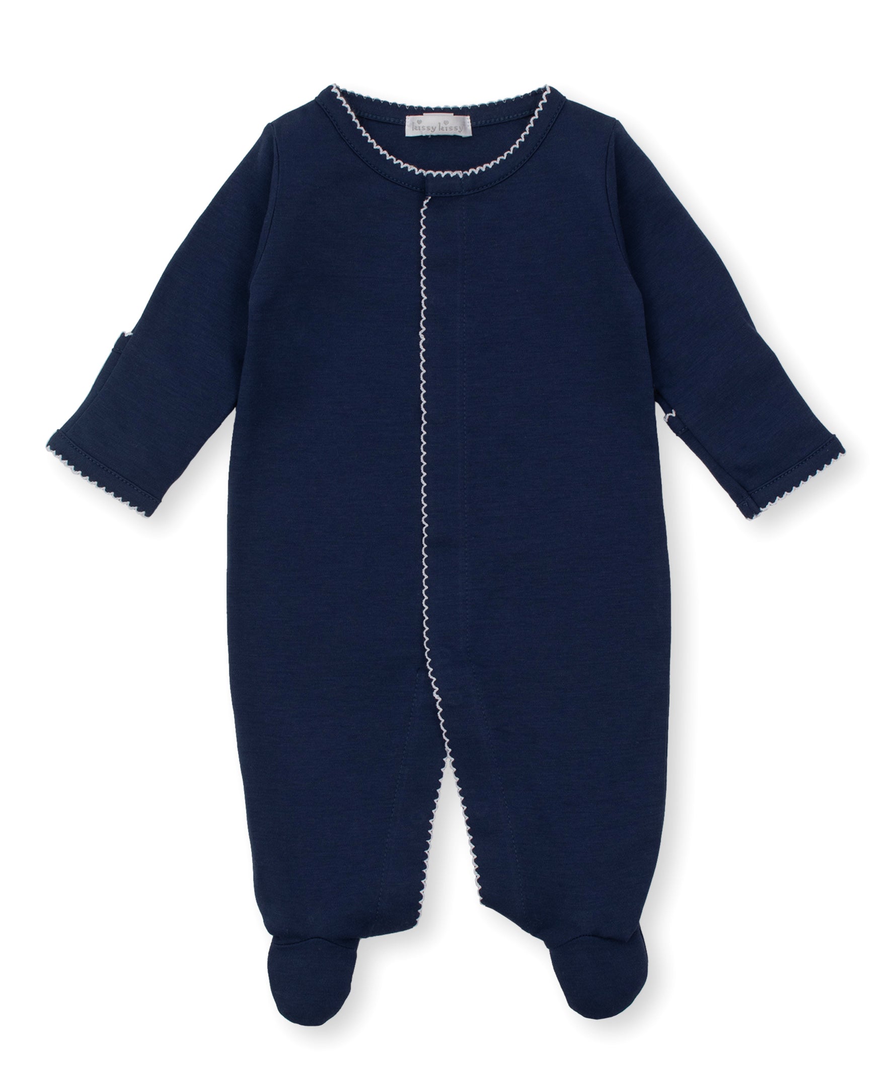 Navy Kissy Basics Footie NEW - Kissy Kissy