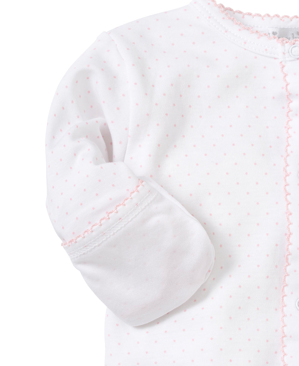 Kissy Kissy Baby Girls Pink Scattered Roses Footie