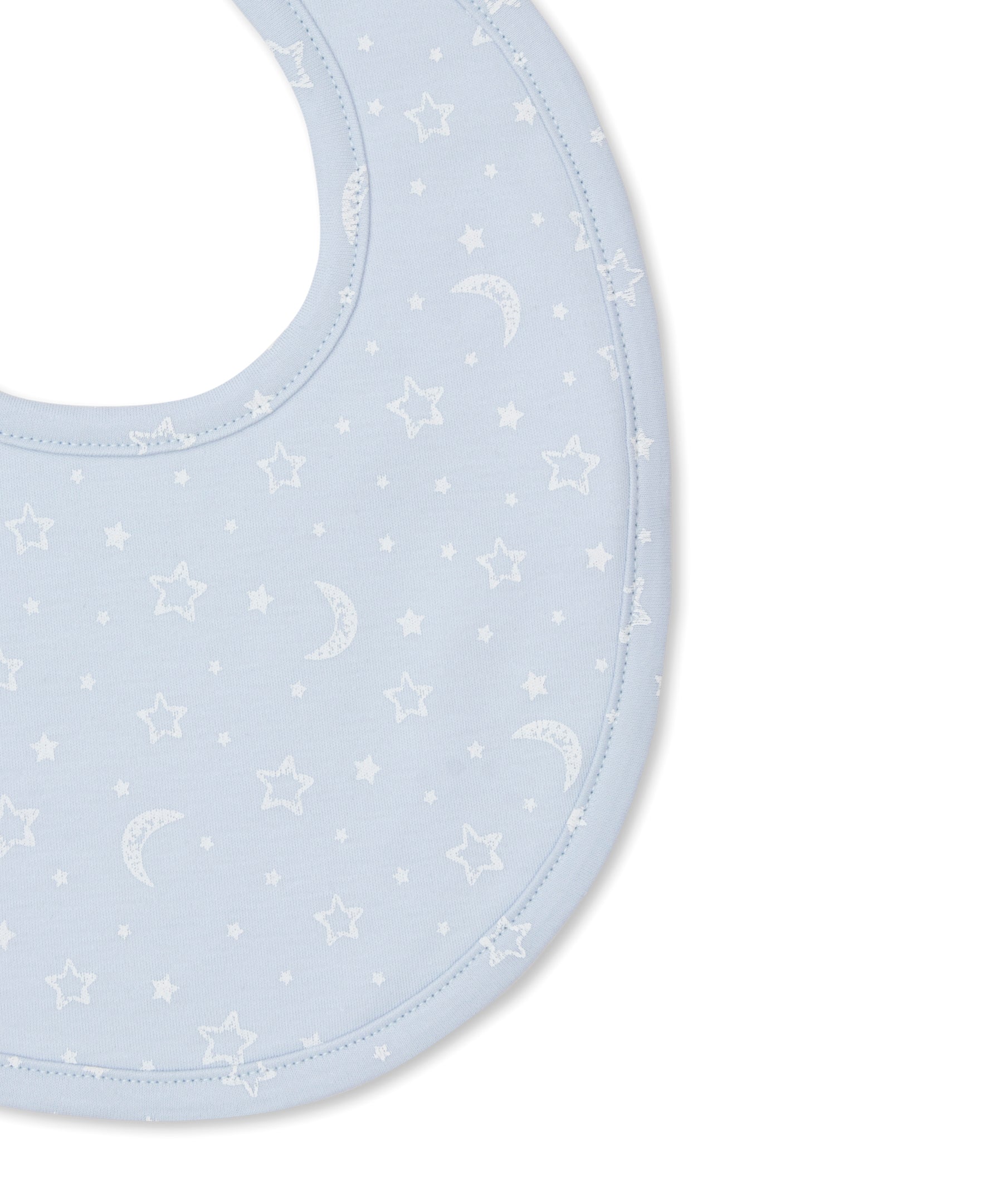 Crescent Moonlight Blue Bib