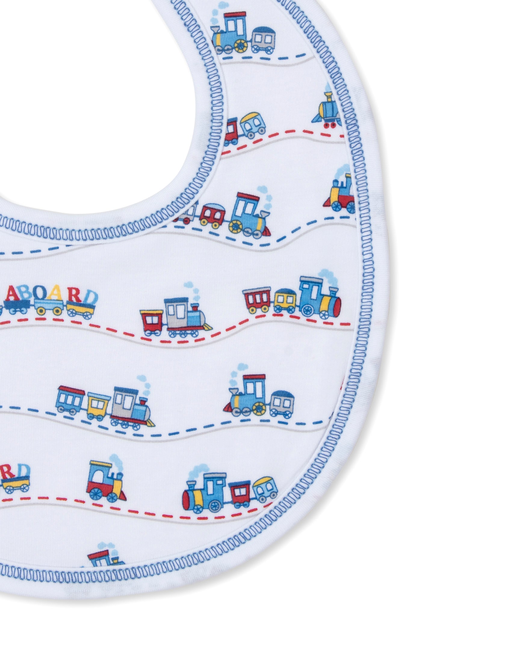 Rambling Railroad Bib - Kissy Kissy