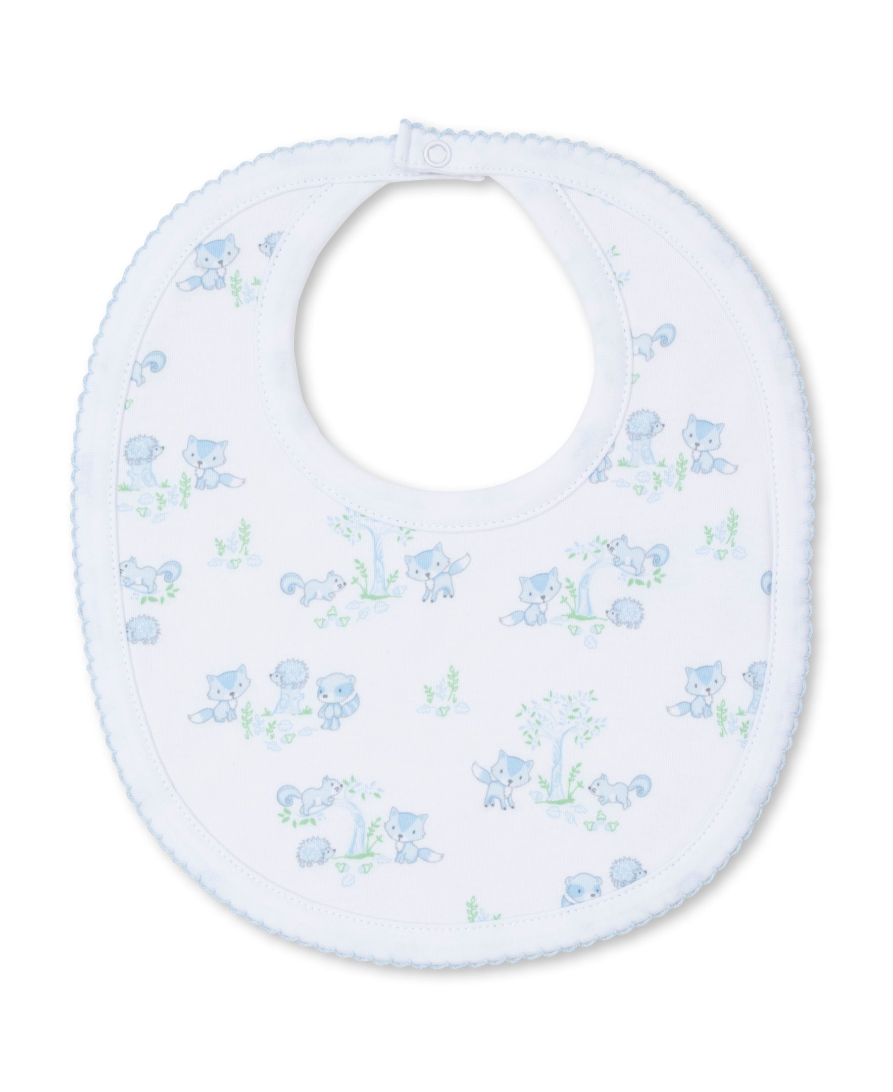 Forest Fun Blue Bib - Kissy Kissy