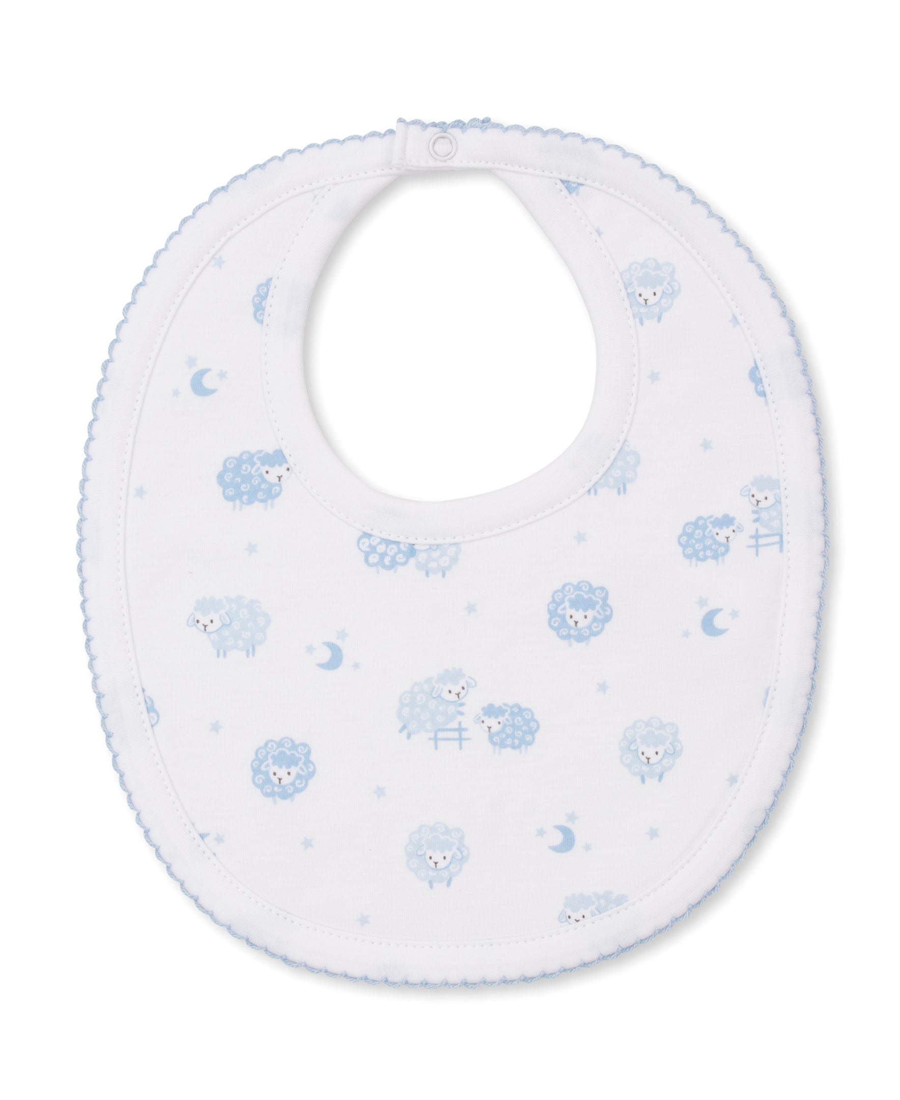 Baa Baa Baby Sheep Blue Bib - Kissy Kissy