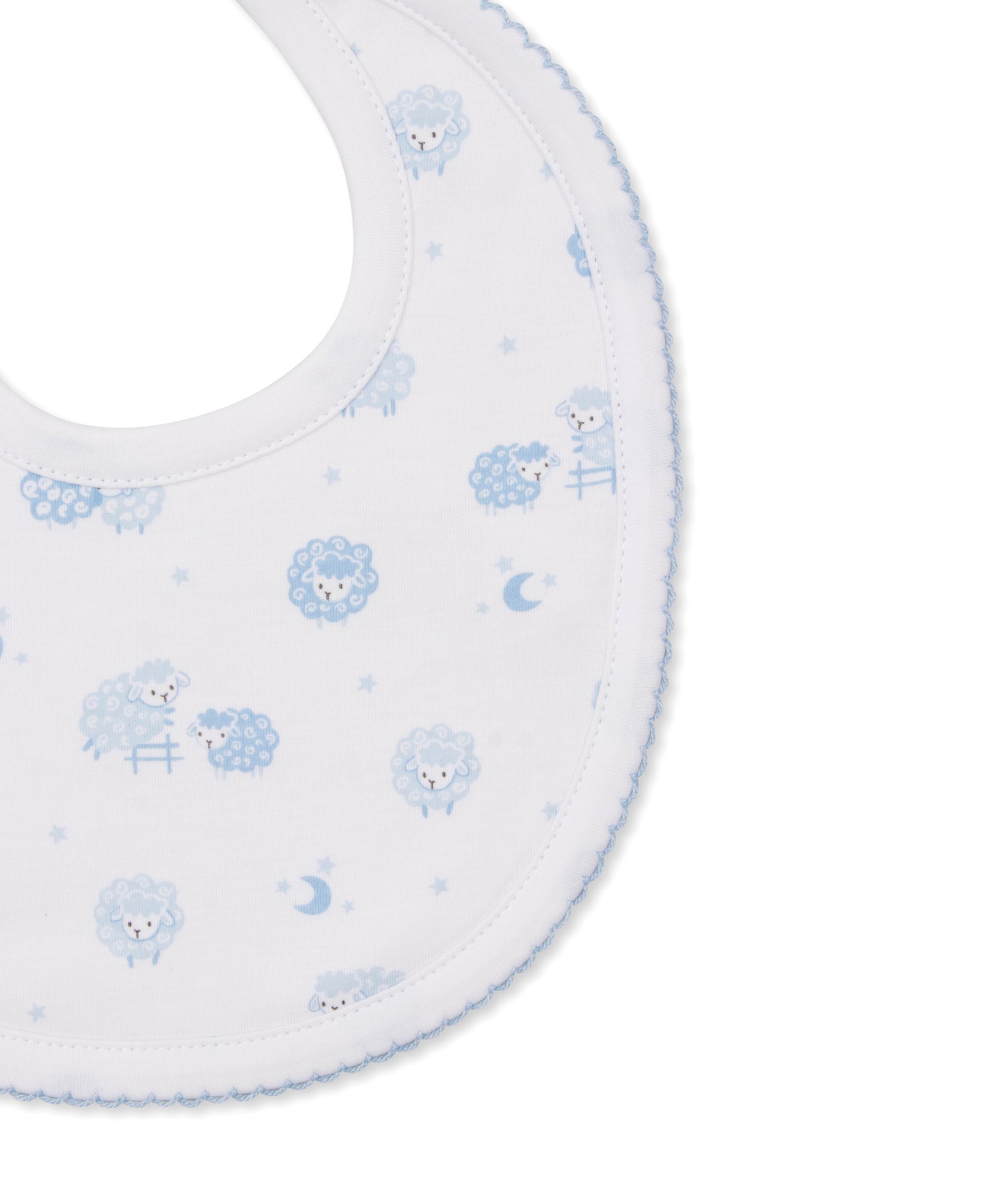 Baa Baa Baby Sheep Blue Bib - Kissy Kissy