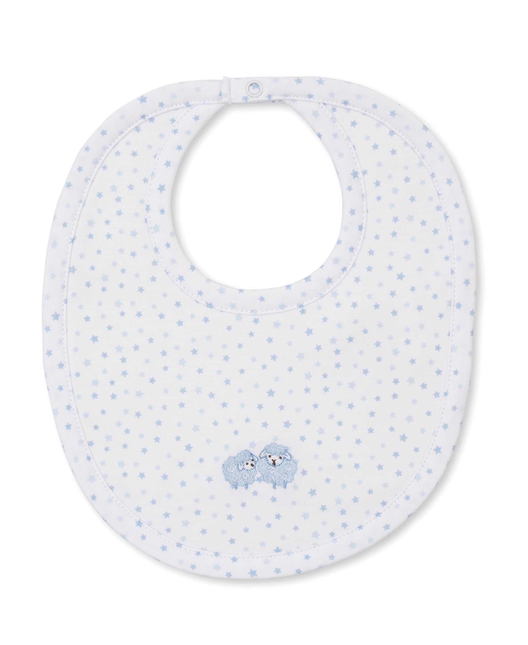 Baa Baa Baby Sheep Blue Star Bib - Kissy Kissy