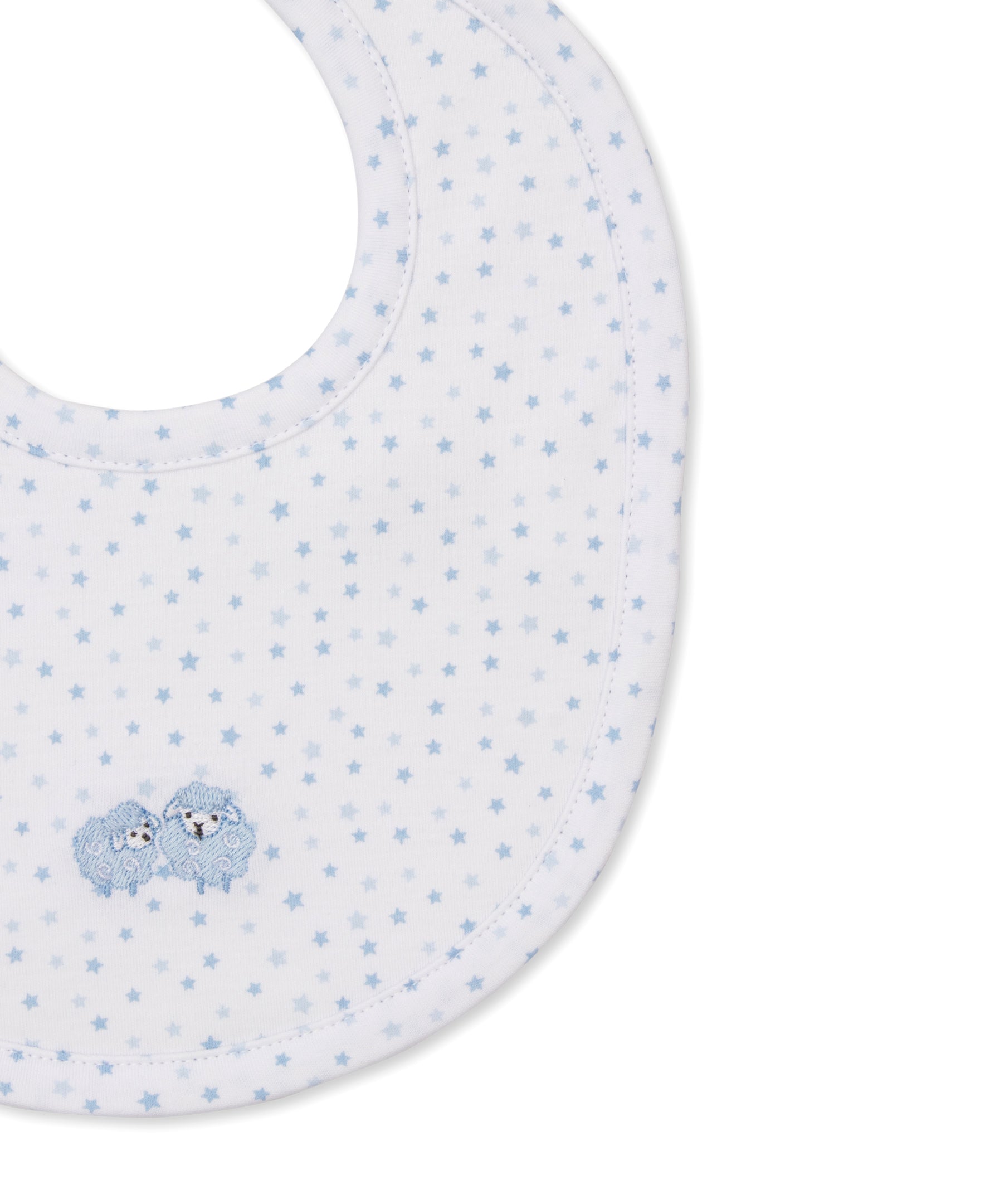 Baa Baa Baby Sheep Blue Star Bib - Kissy Kissy