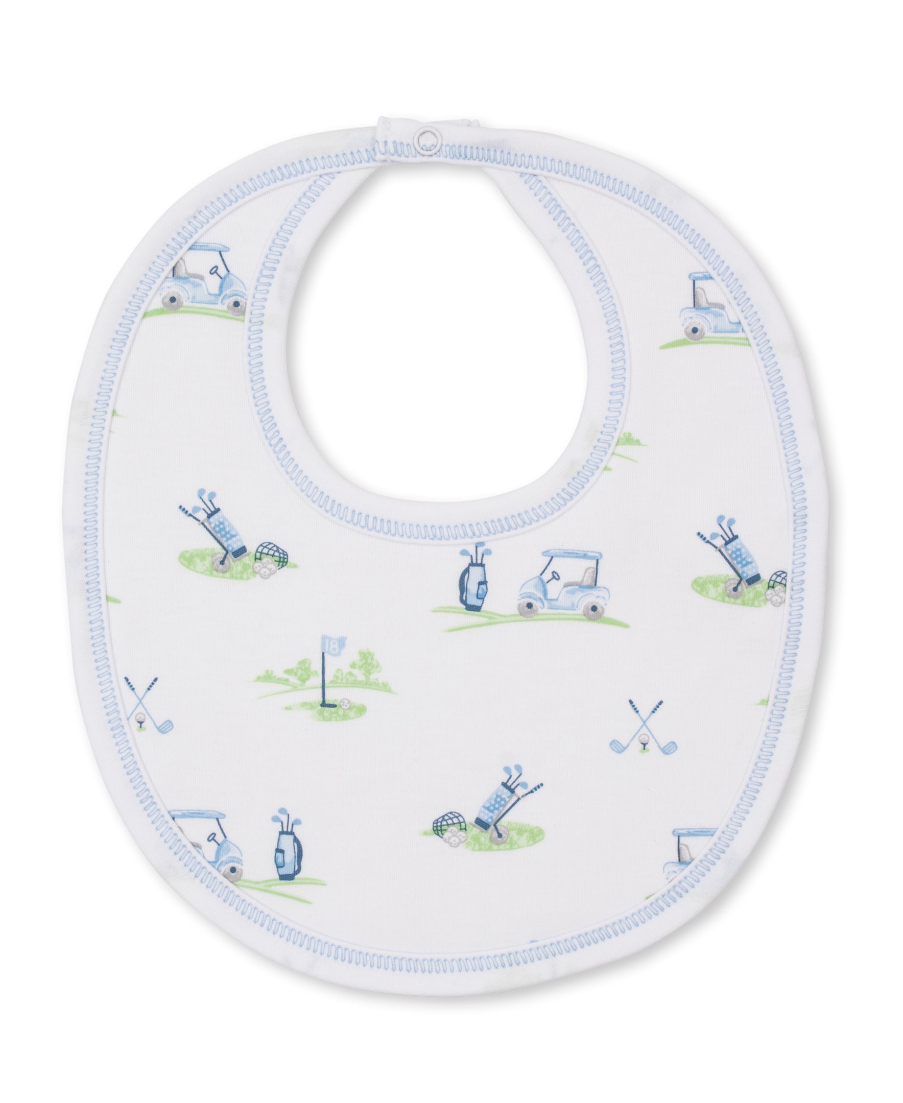 Fairway Foursome Blue Bib - Kissy Kissy