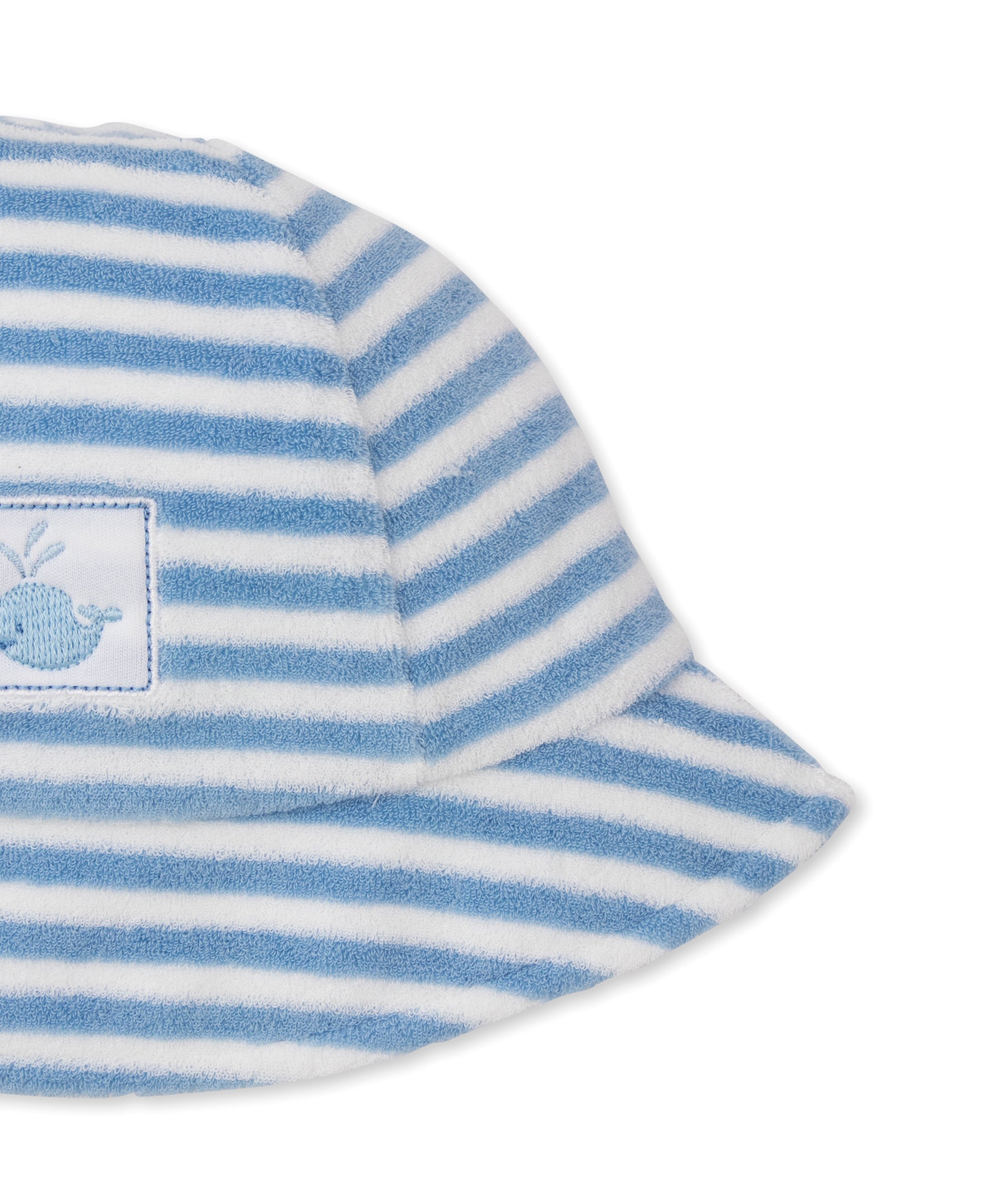 Whale Wonder Blue Stripe Terry Sunhat - Kissy Kissy