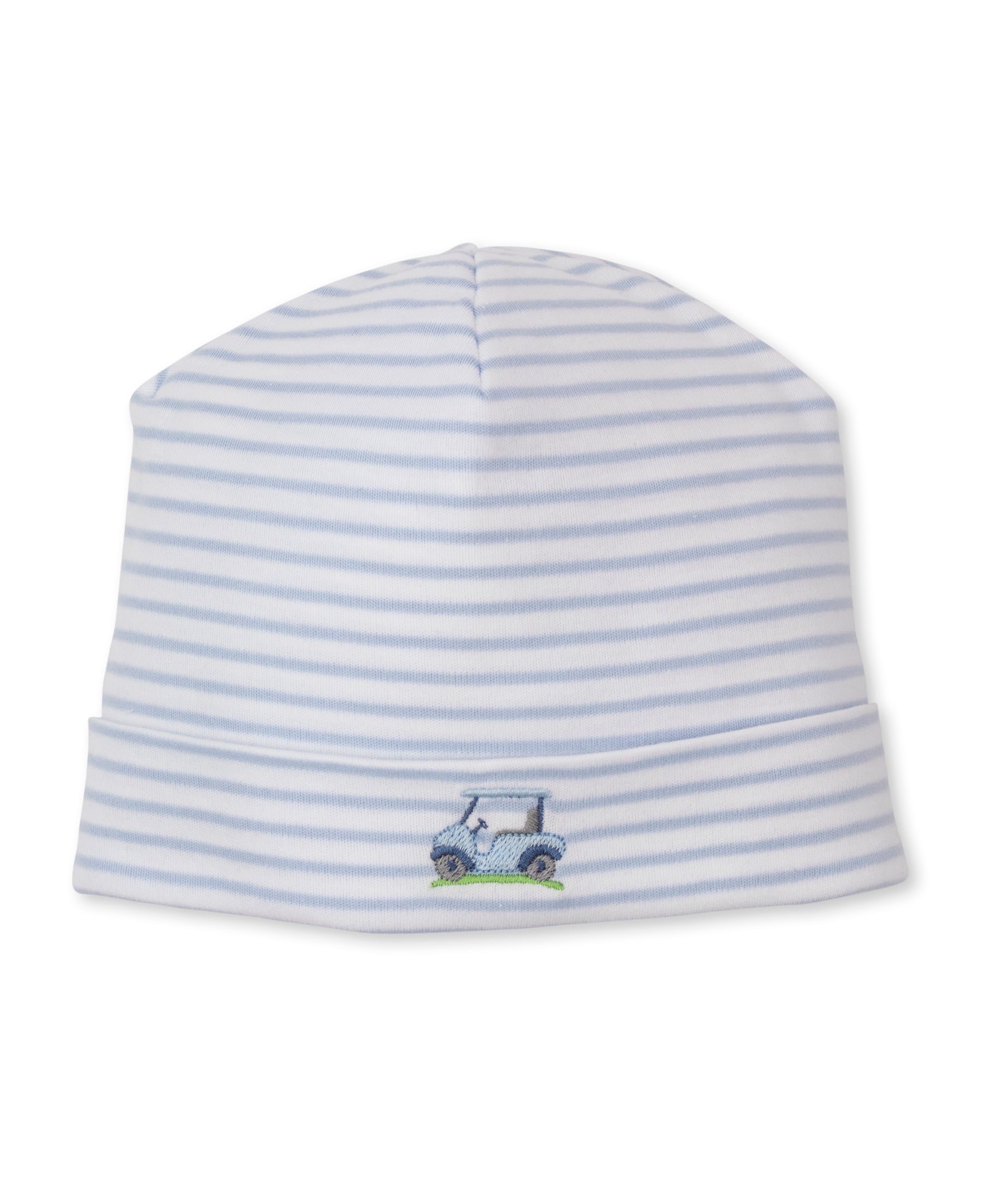 Fairway Foursome Blue Stripe Hat - Kissy Kissy