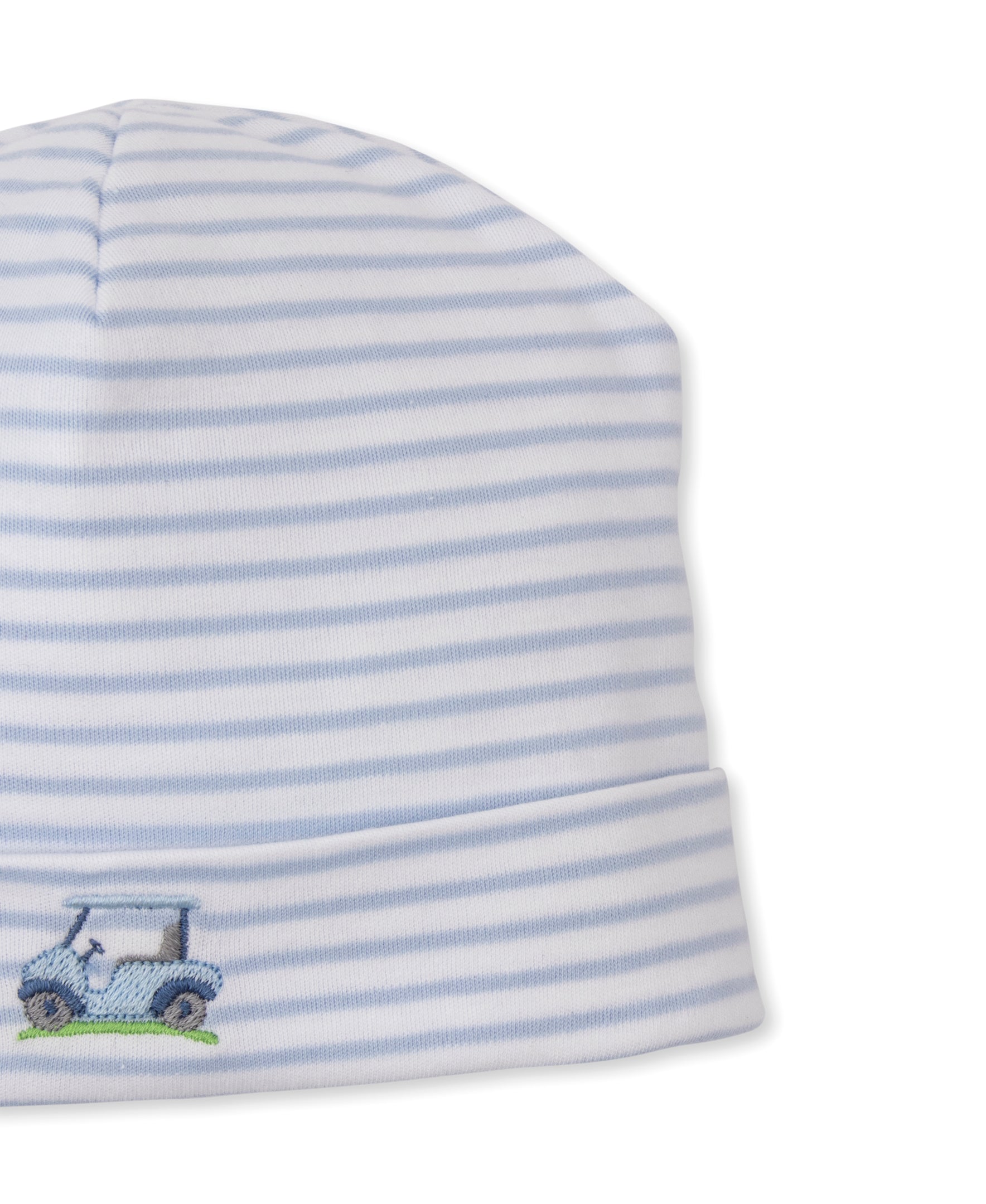 Fairway Foursome Blue Stripe Hat - Kissy Kissy