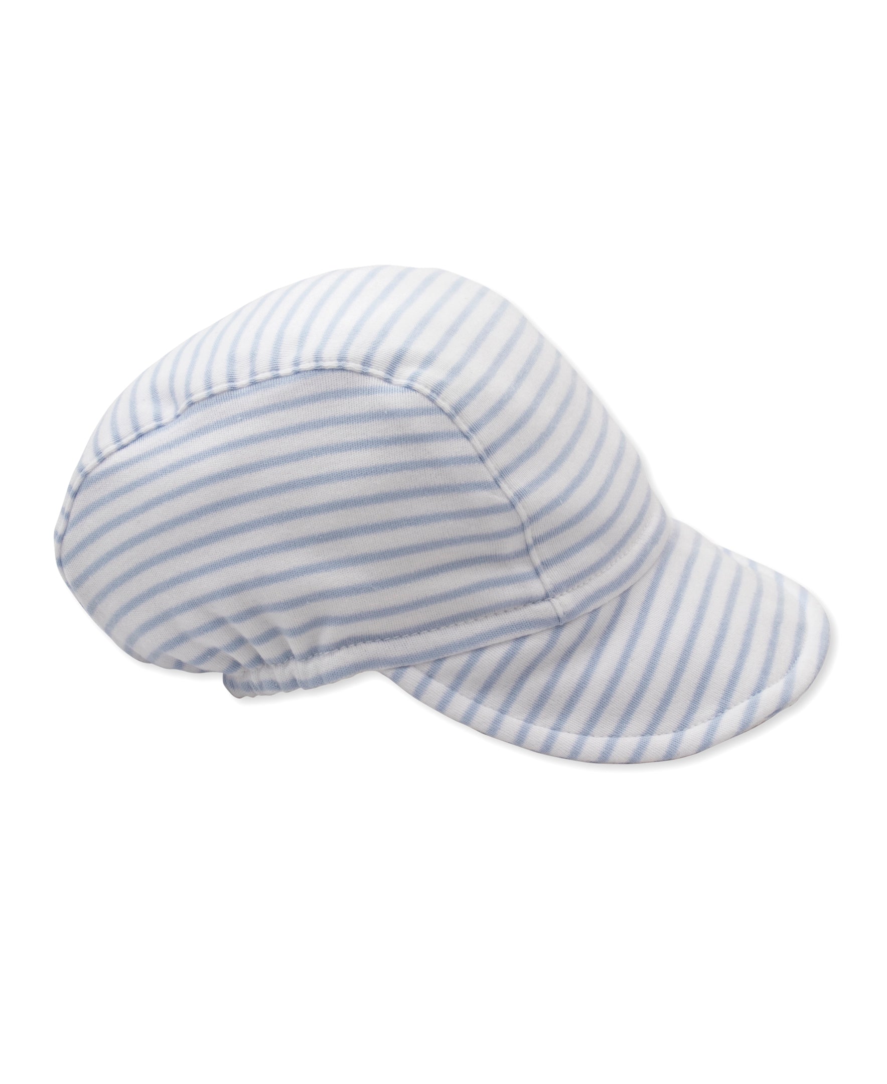 Blue Stripe Baby Cap - Kissy Kissy