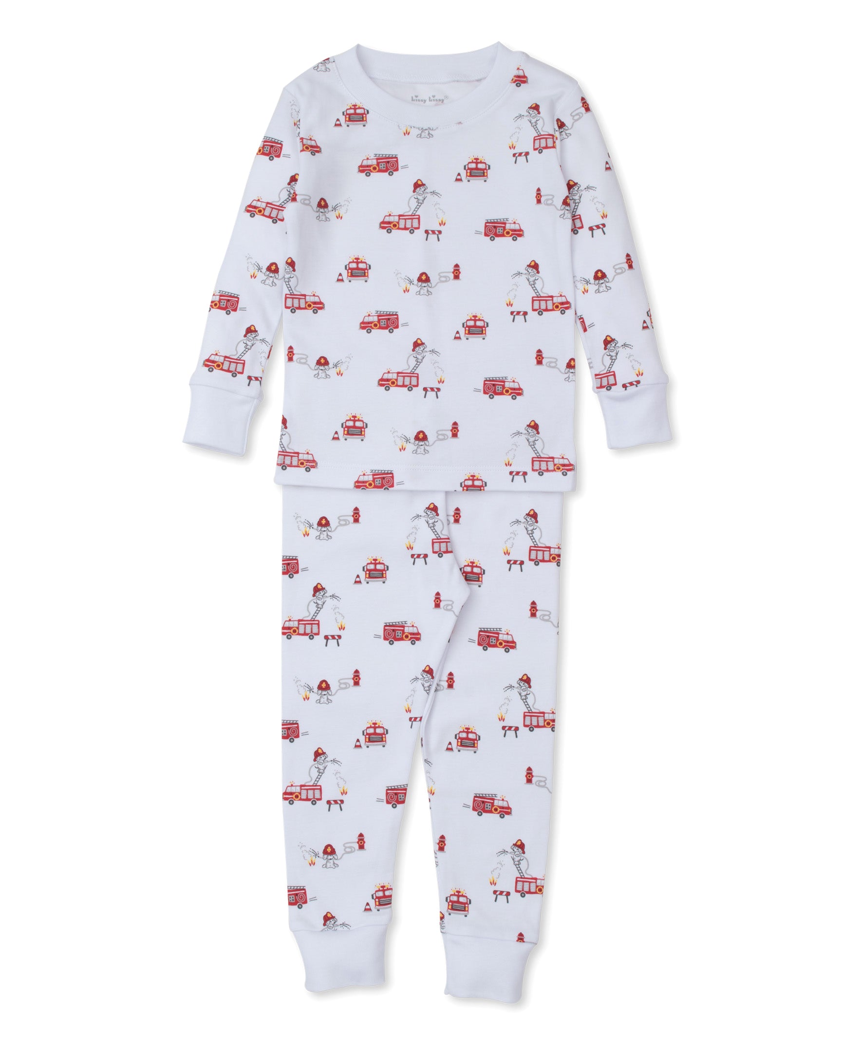 Firetruck Fun Pajama Set - Kissy Kissy