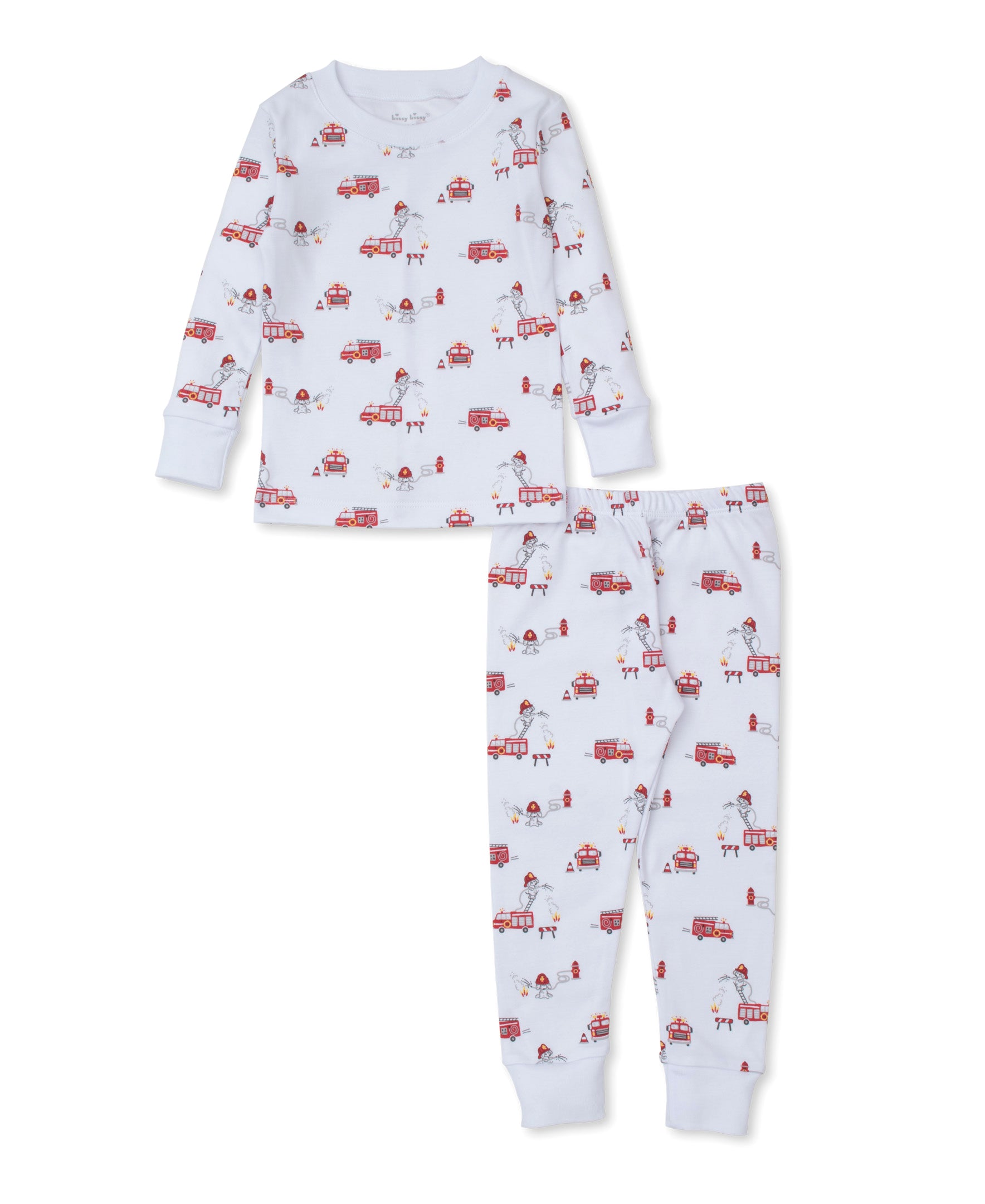 Firetruck Fun Pajama Set - Kissy Kissy