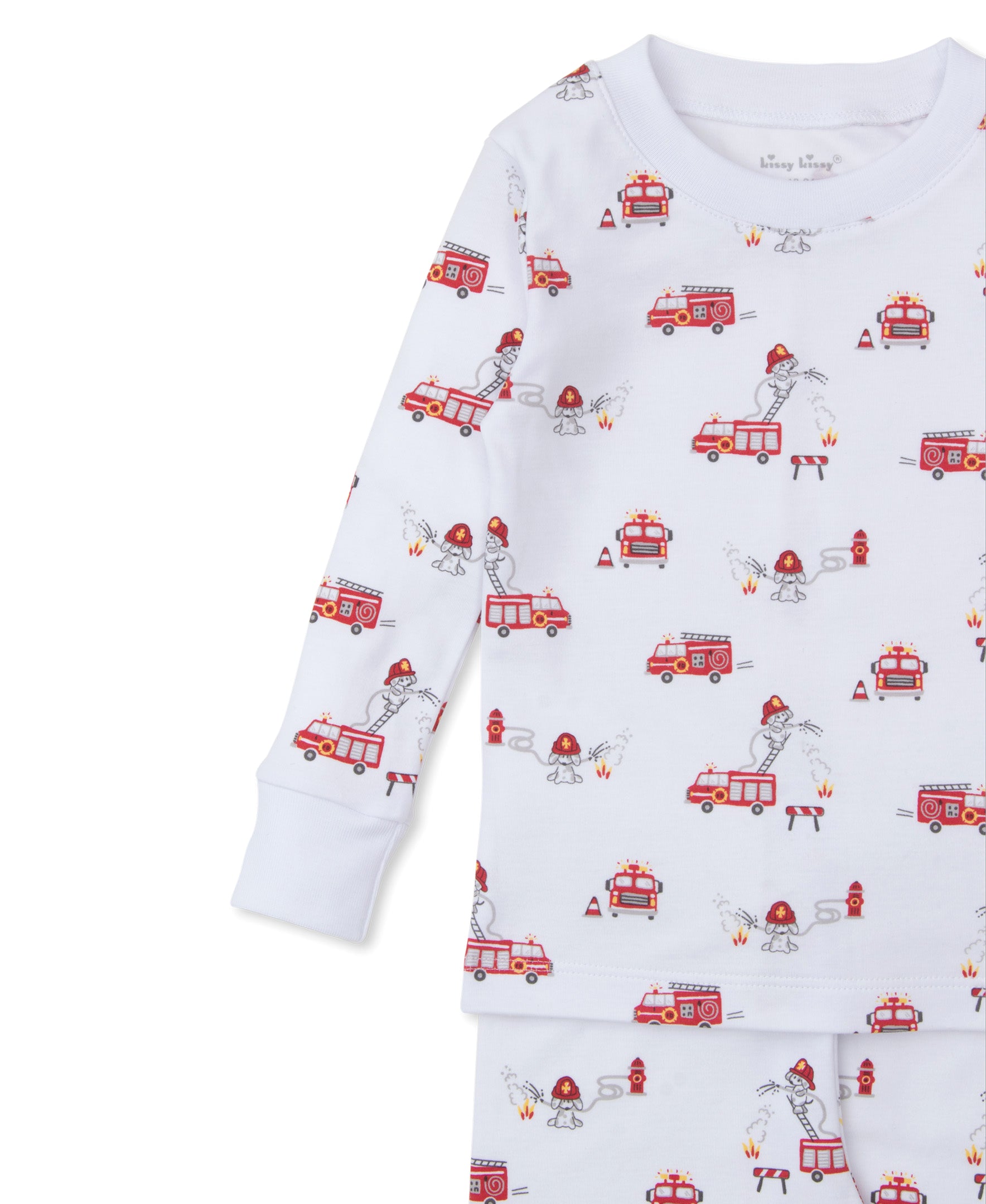 Firetruck Fun Pajama Set - Kissy Kissy