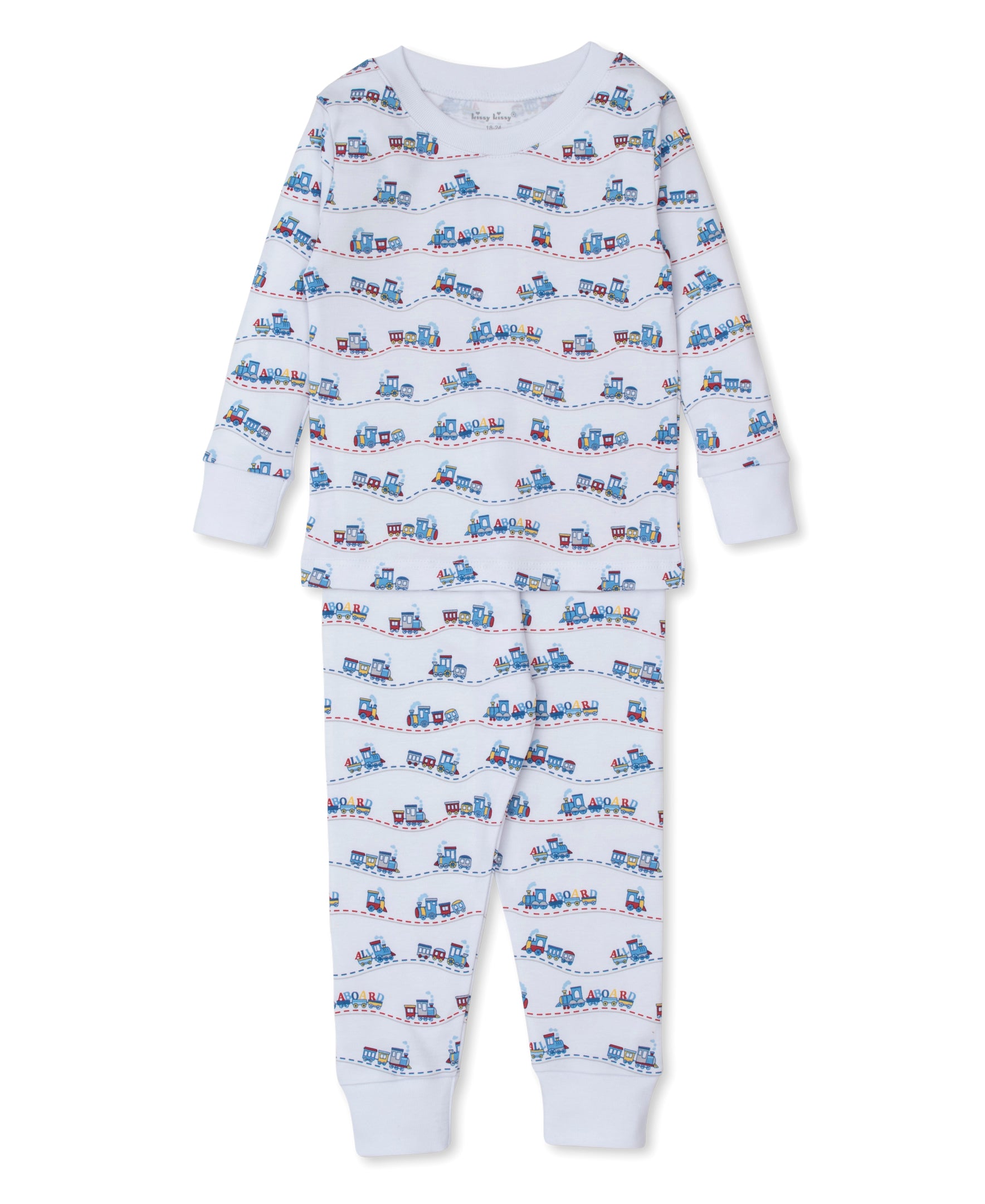 Rambling Railroad Pajama Set - Kissy Kissy