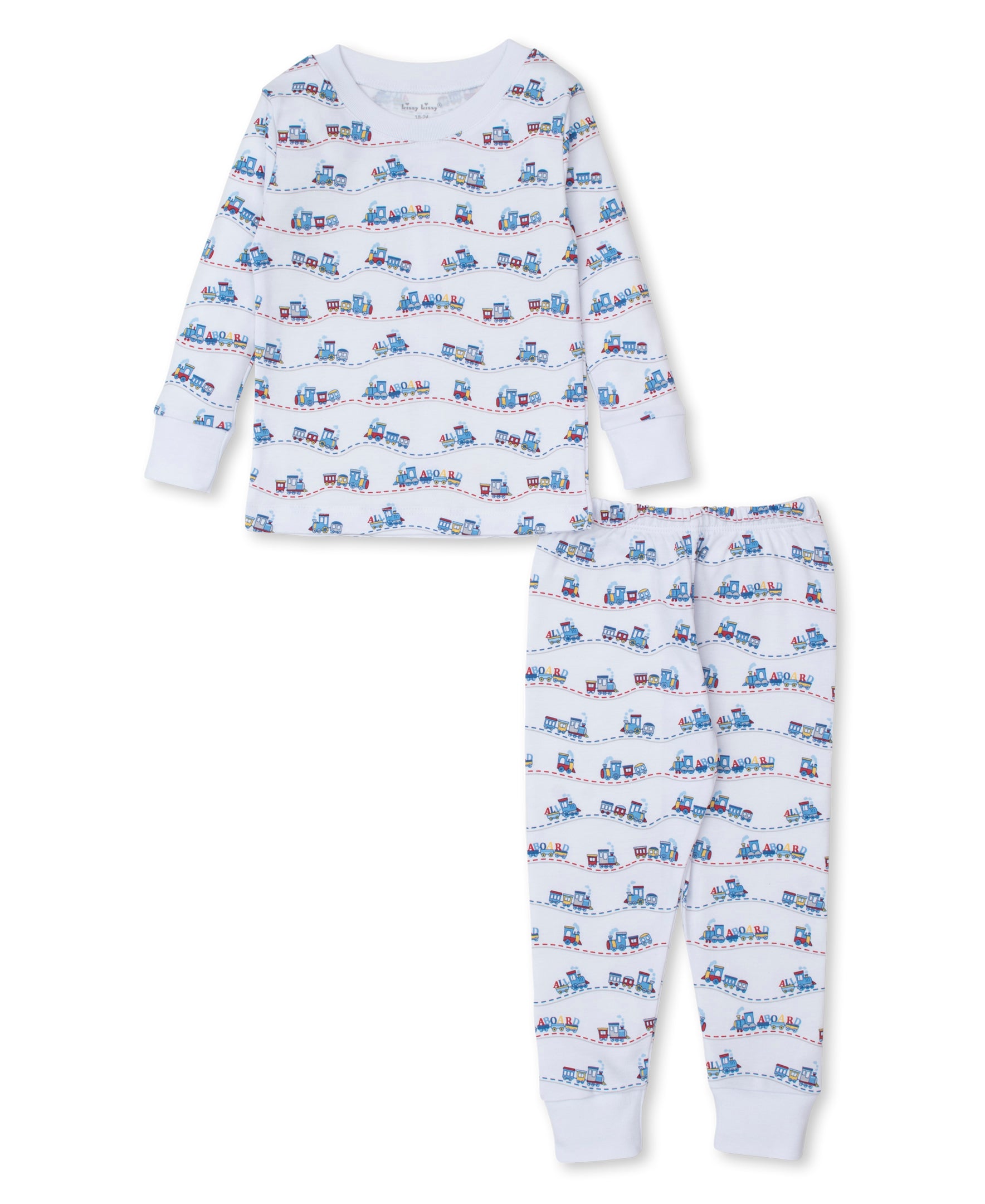 Rambling Railroad Pajama Set - Kissy Kissy