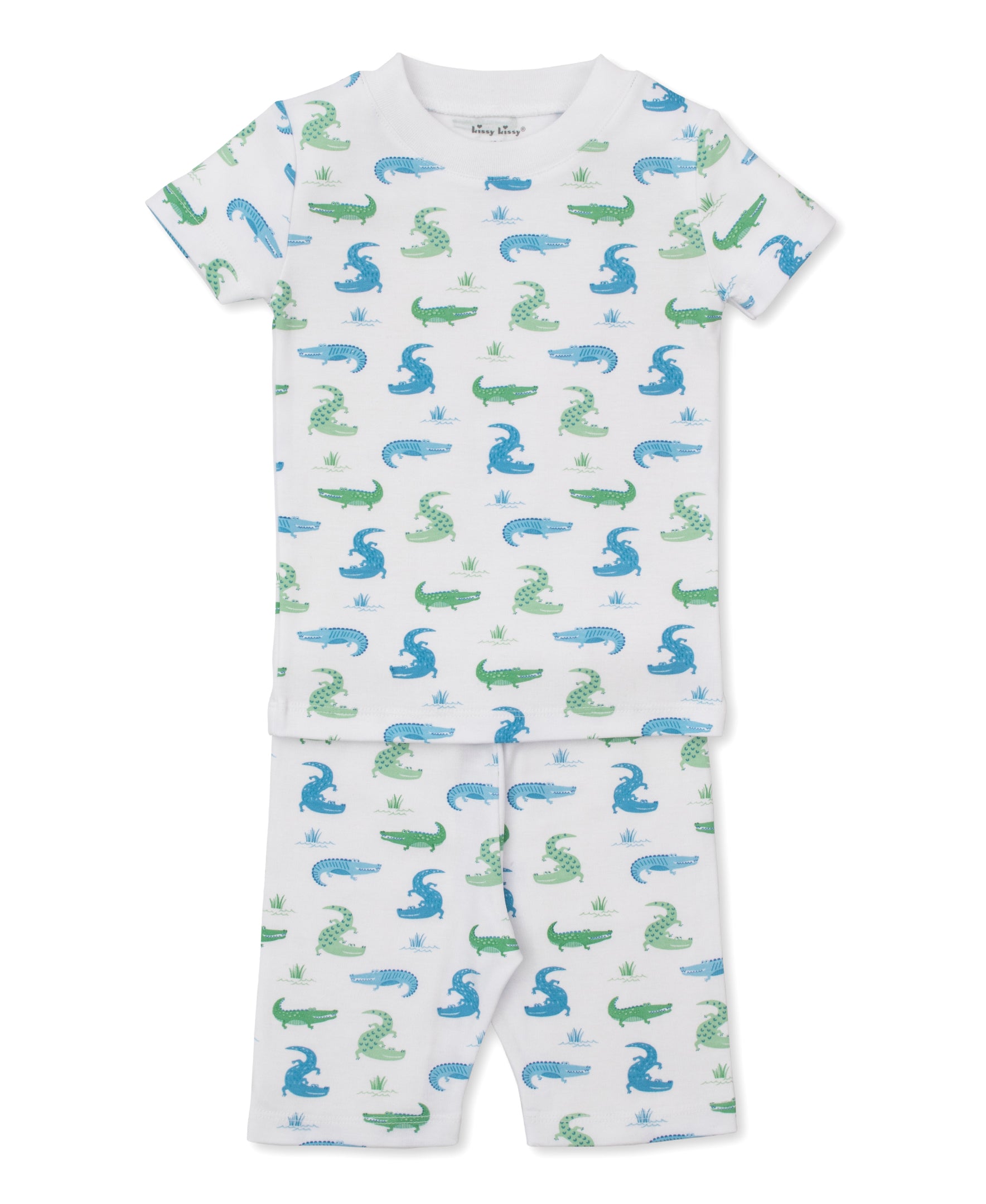 Cruising Crocodiles Short Pajama Set - Kissy Kissy