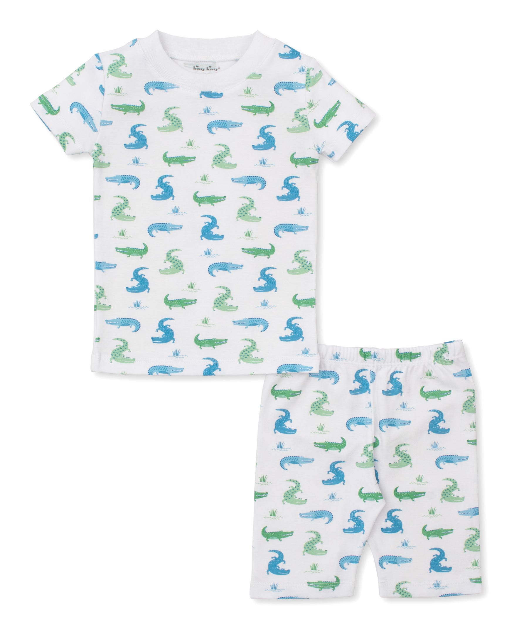 Cruising Crocodiles Short Pajama Set - Kissy Kissy