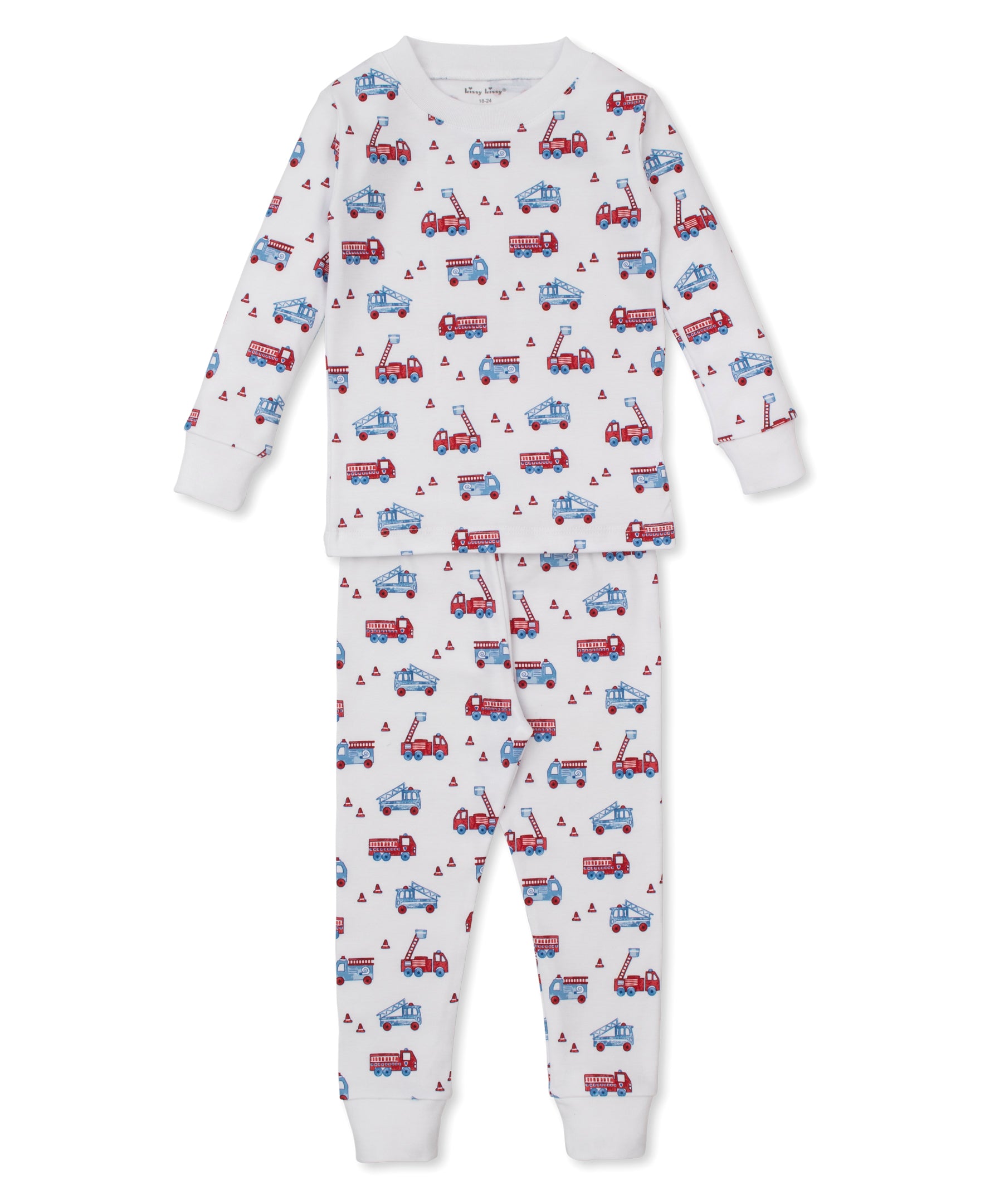 Flashing Firetrucks Pajama Set - Kissy Kissy