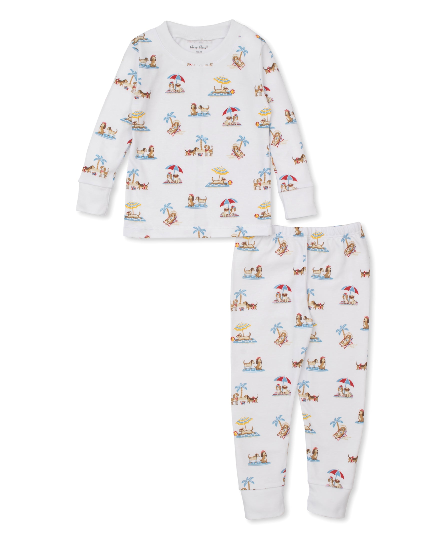 Puppy Beach Daze Pajama Set - Kissy Kissy