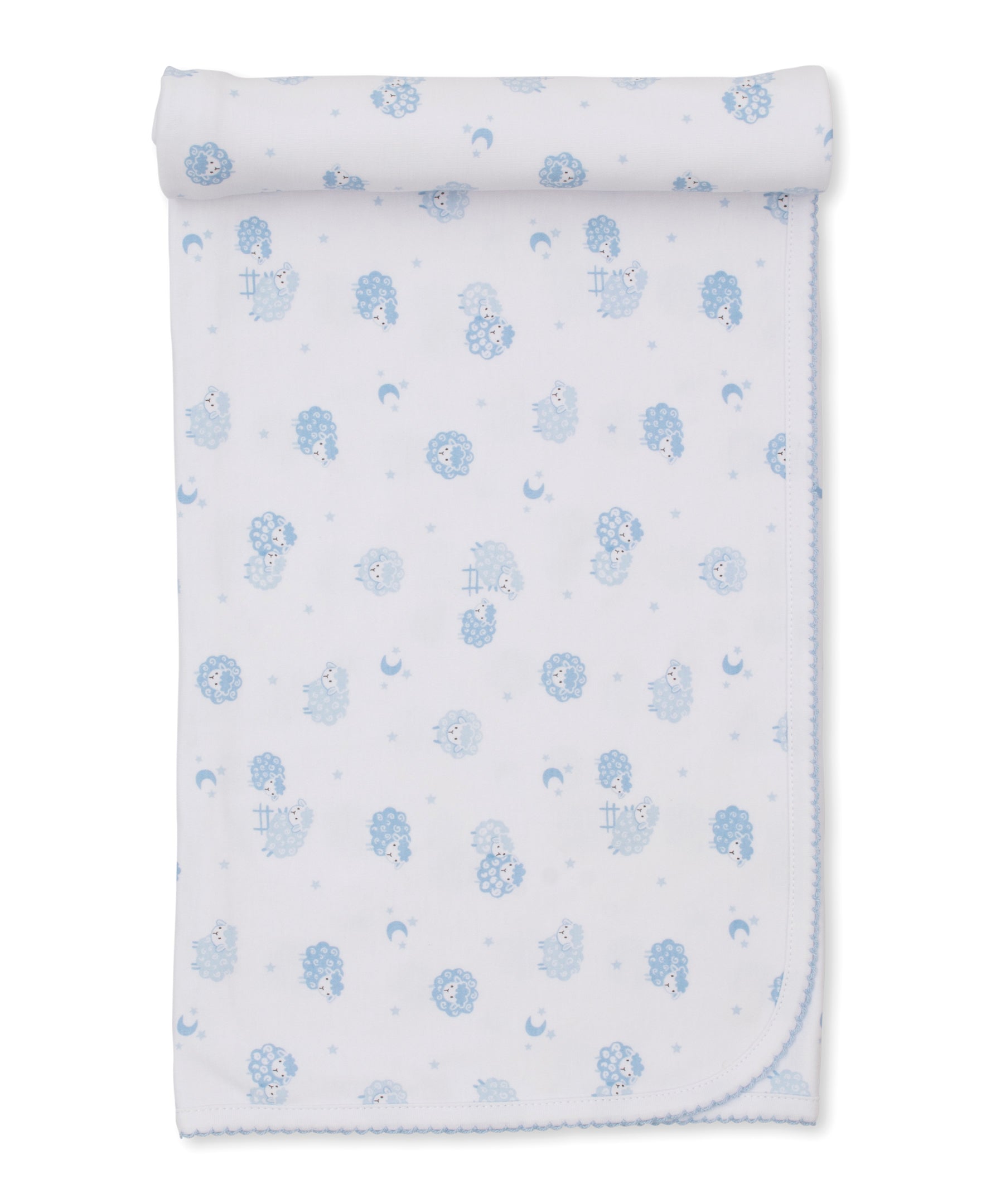 Baa Baa Baby Sheep Blue Blanket - Kissy Kissy