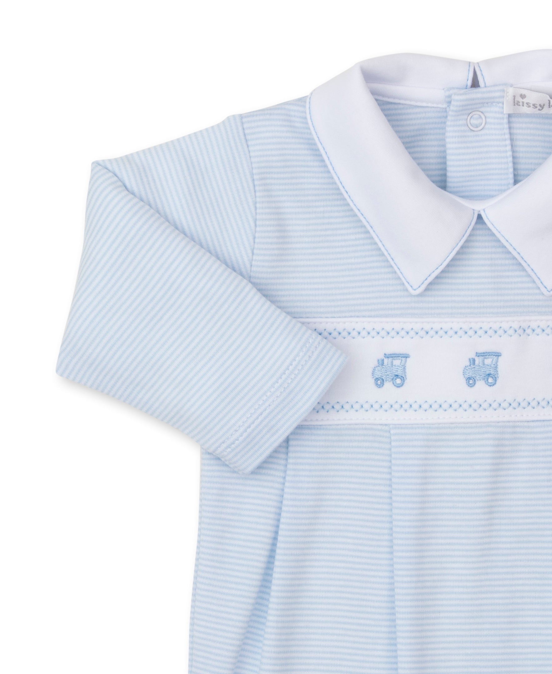 Classic Treasures FA24 Blue Stripe Playsuit