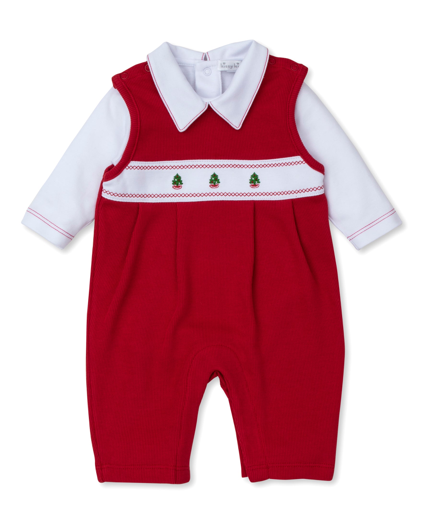 Classic Treasures Holiday FA24 Overall Set - Kissy Kissy