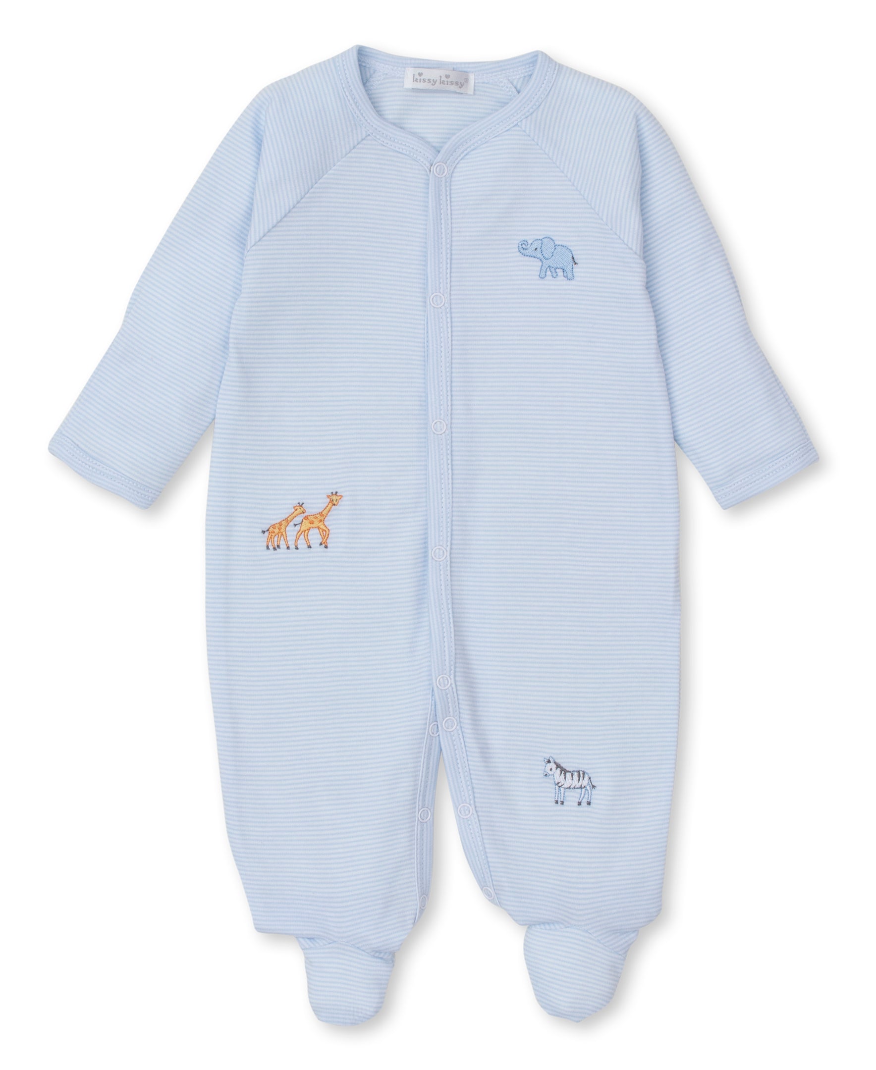 Jungle Oasis Stripe Footie - Kissy Kissy