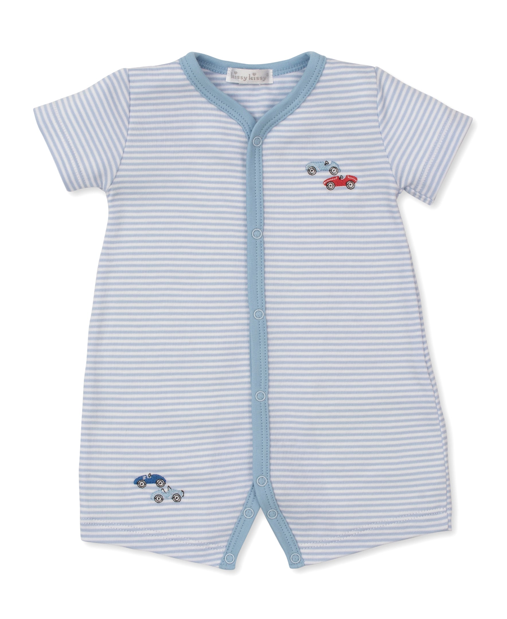 Car Central Short Stripe Playsuit - Kissy Kissy