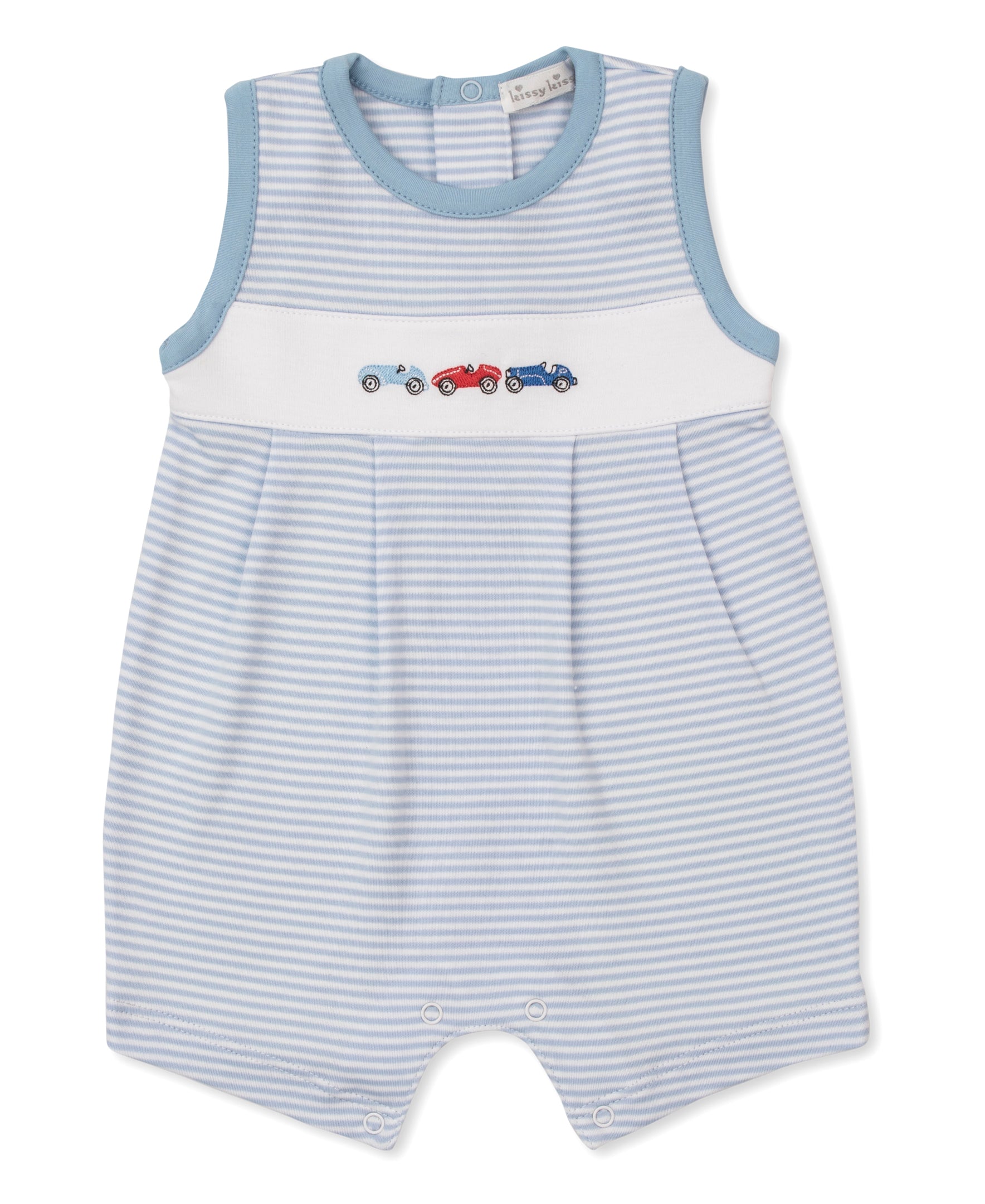 Car Central Stripe Sleeveless Playsuit - Kissy Kissy