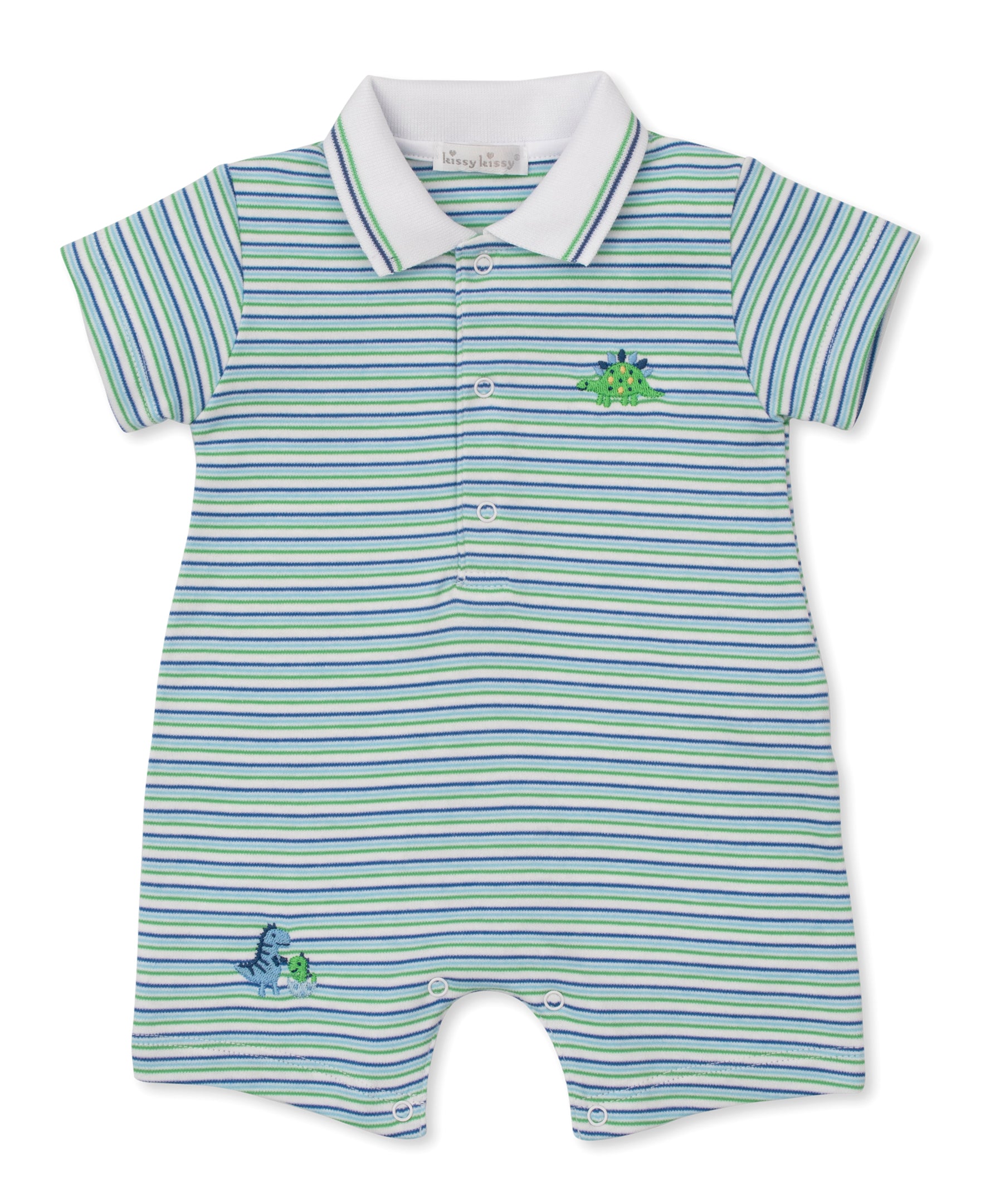 Dino District Short Stripe Playsuit - Kissy Kissy