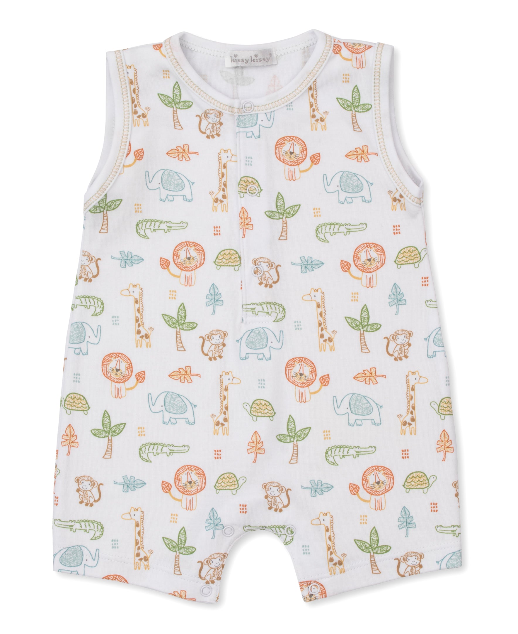 Jungle Adventure Sleeveless Playsuit - Kissy Kissy