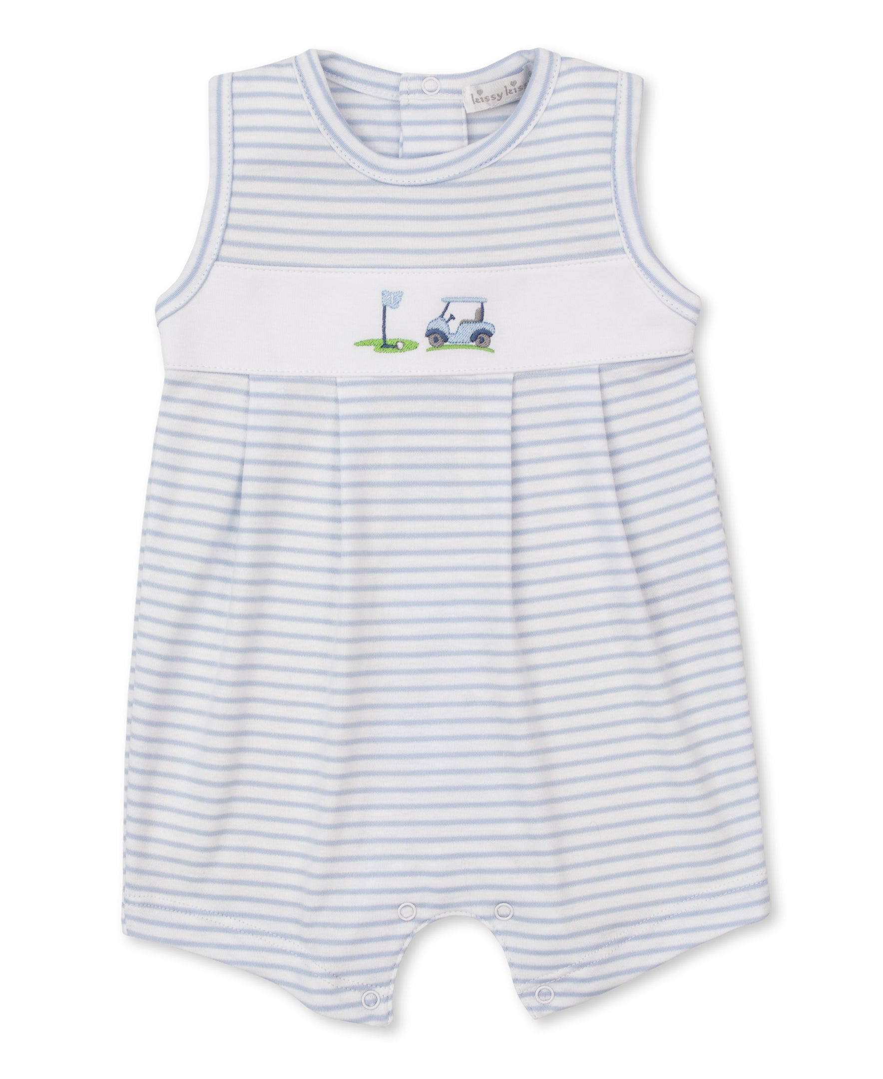 Fairway Foursome Sleeveless Stripe Playsuit - Kissy Kissy