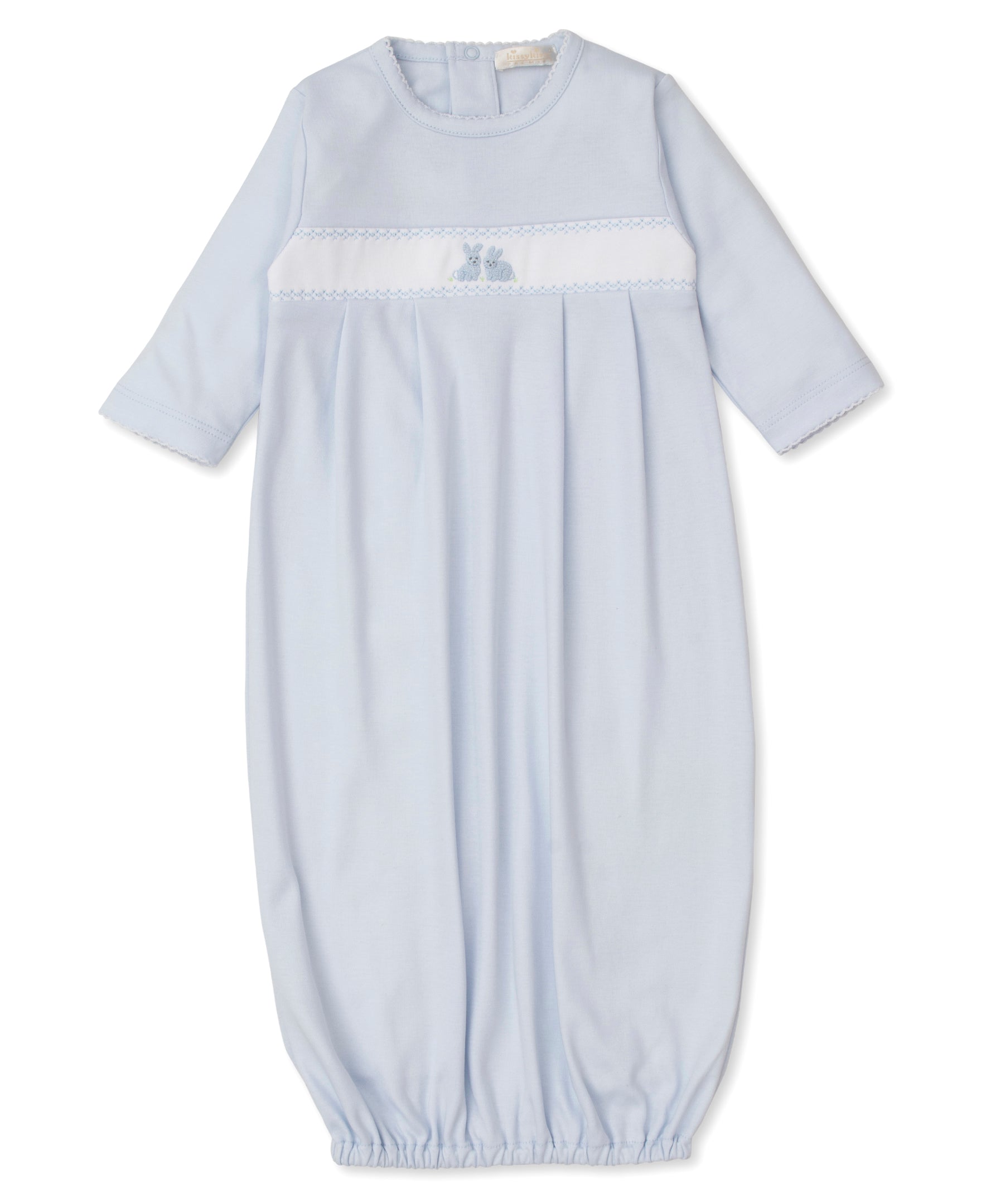 Premier Cottontail Hollows Blue Hand Emb. Sack Gown