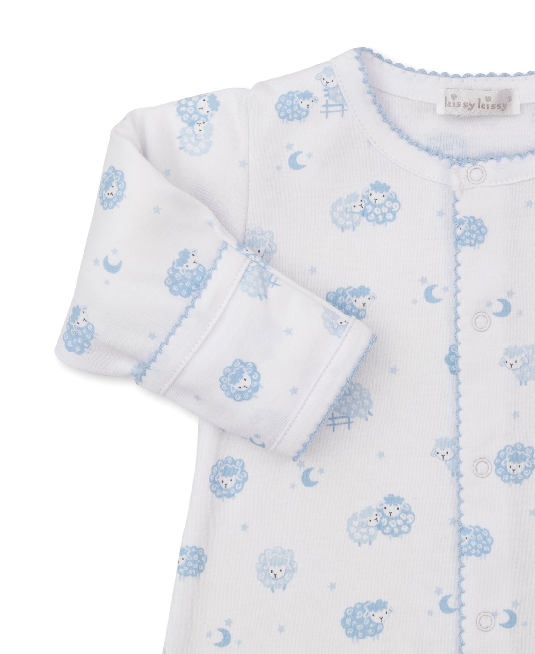 Baa Baa Baby Sheep Blue Convertible Gown - Kissy Kissy