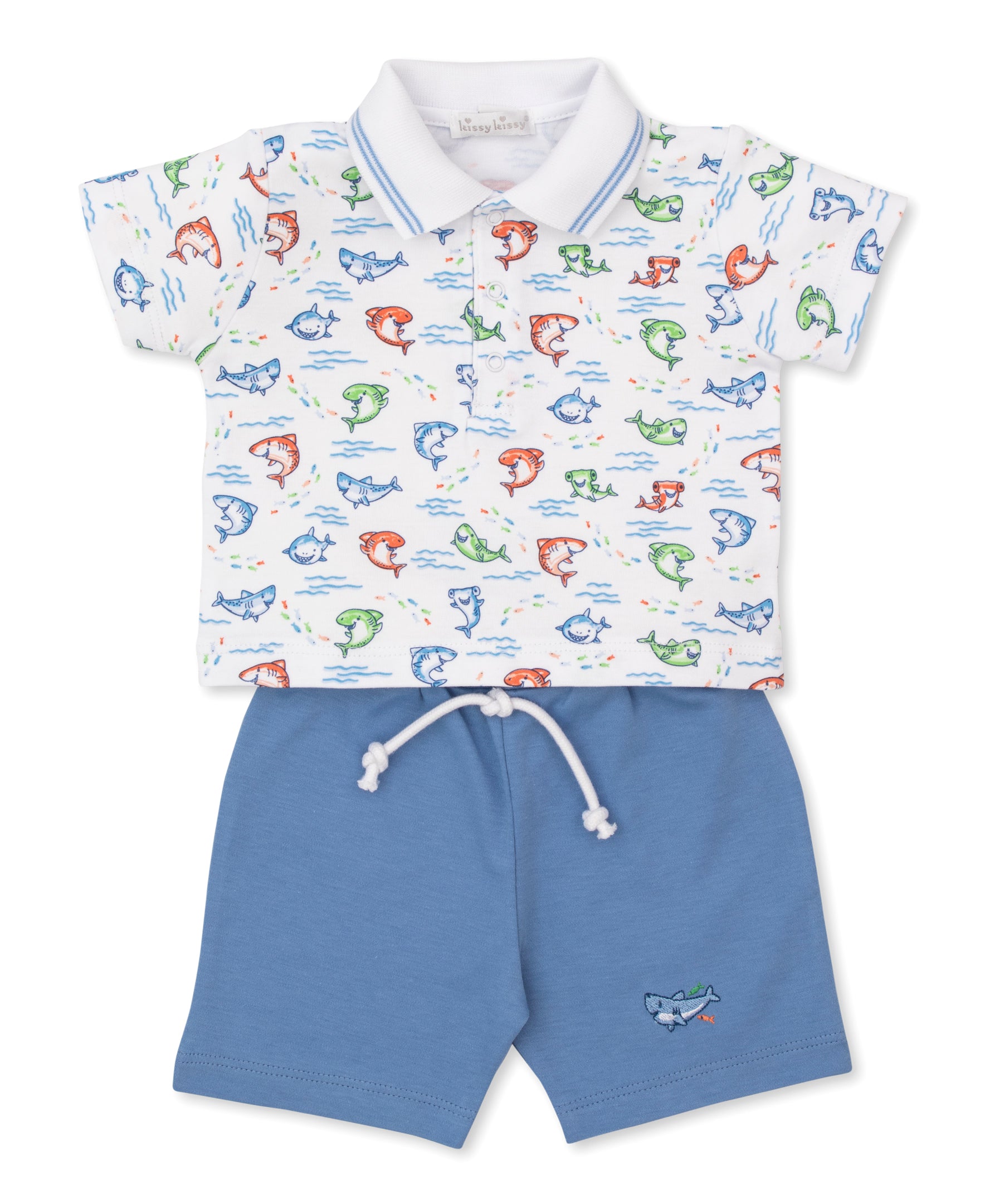 Shark Grins Bermuda Set - Kissy Kissy