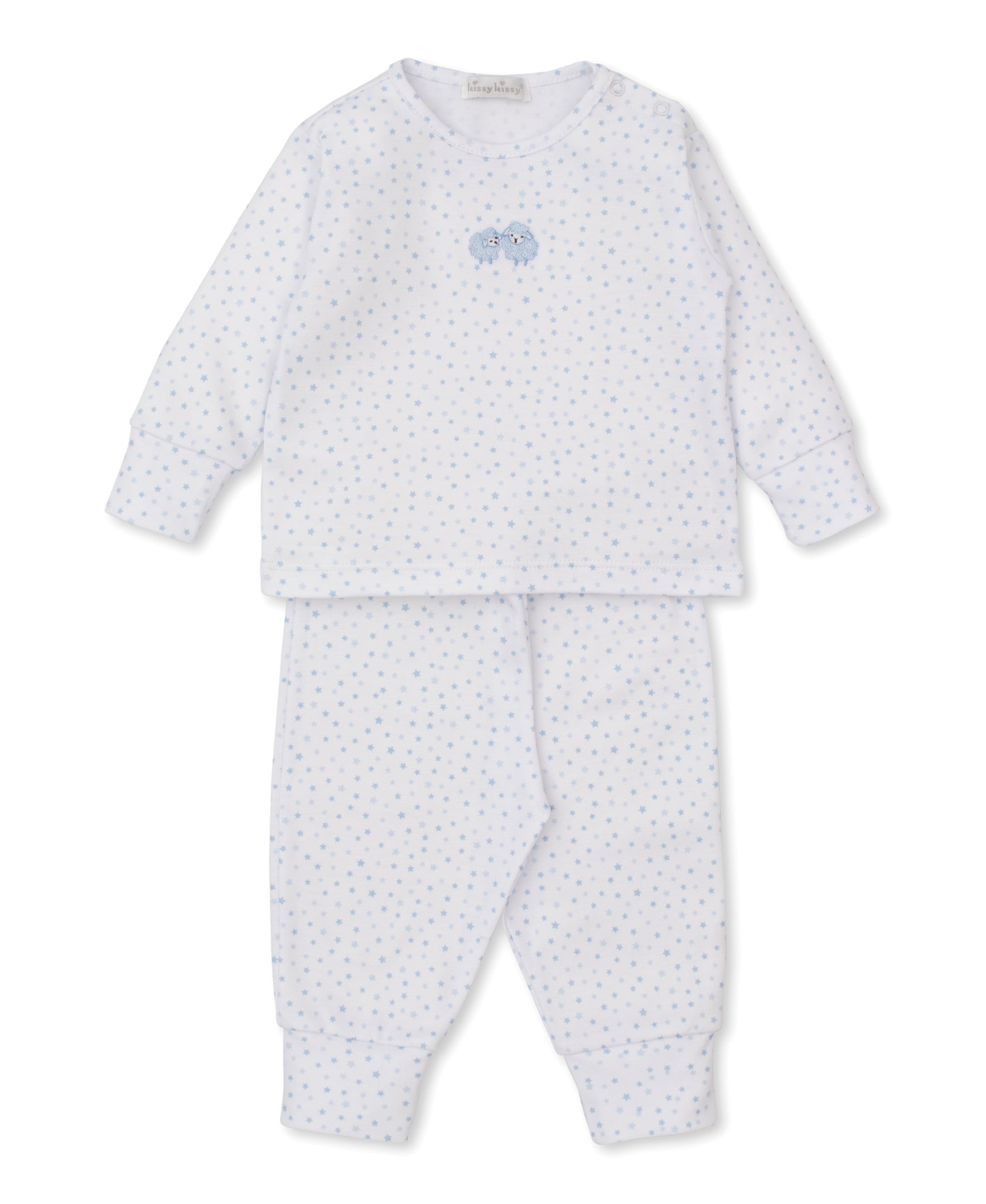 Baa Baa Baby Sheep Blue Star Pant Set - Kissy Kissy